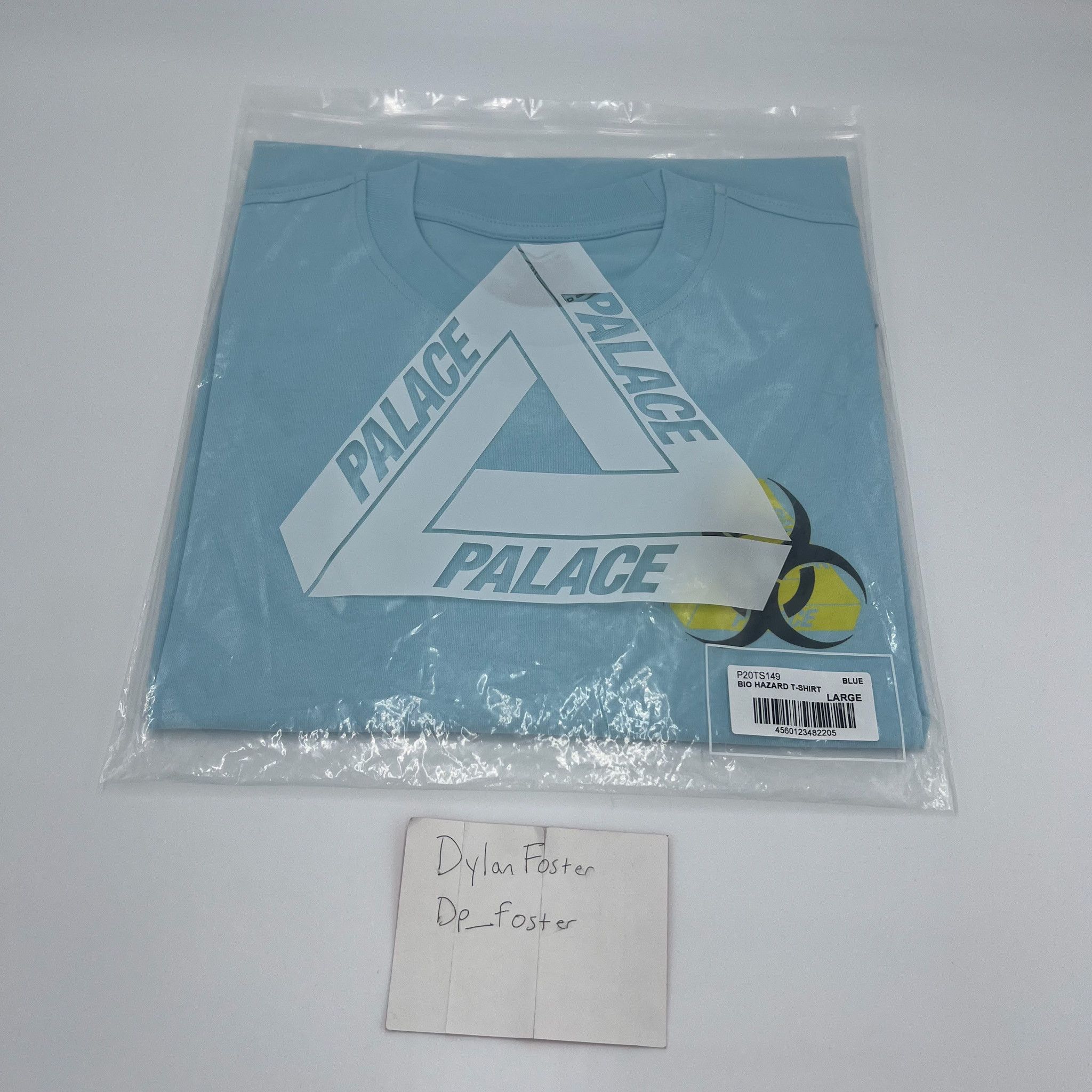 Palace Palace Bio Hazard T-shirt Blue • L Size US L / EU 52-54 / 3 - 3 Thumbnail
