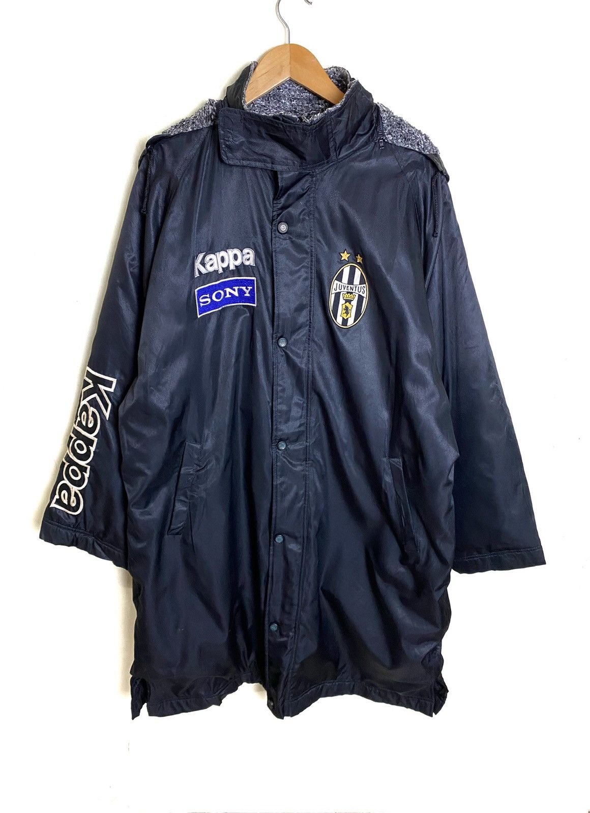 Kappa Vintage Vintage Juventus FC Kappa Insulated Oversized Parka Jacket Grailed