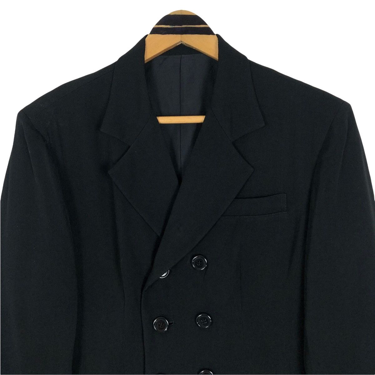Japanese Brand Vintage Y’s Yohji Yamamoto Wool Coat Size XS / US 0-2 / IT 36-38 - 8 Thumbnail
