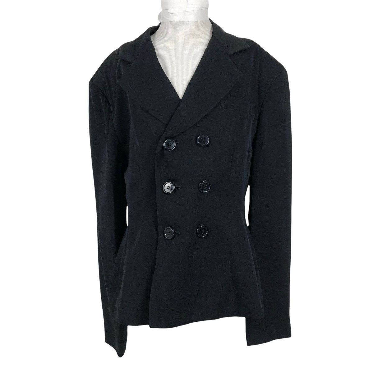 Japanese Brand Vintage Y’s Yohji Yamamoto Wool Coat Size XS / US 0-2 / IT 36-38 - 1 Thumbnail