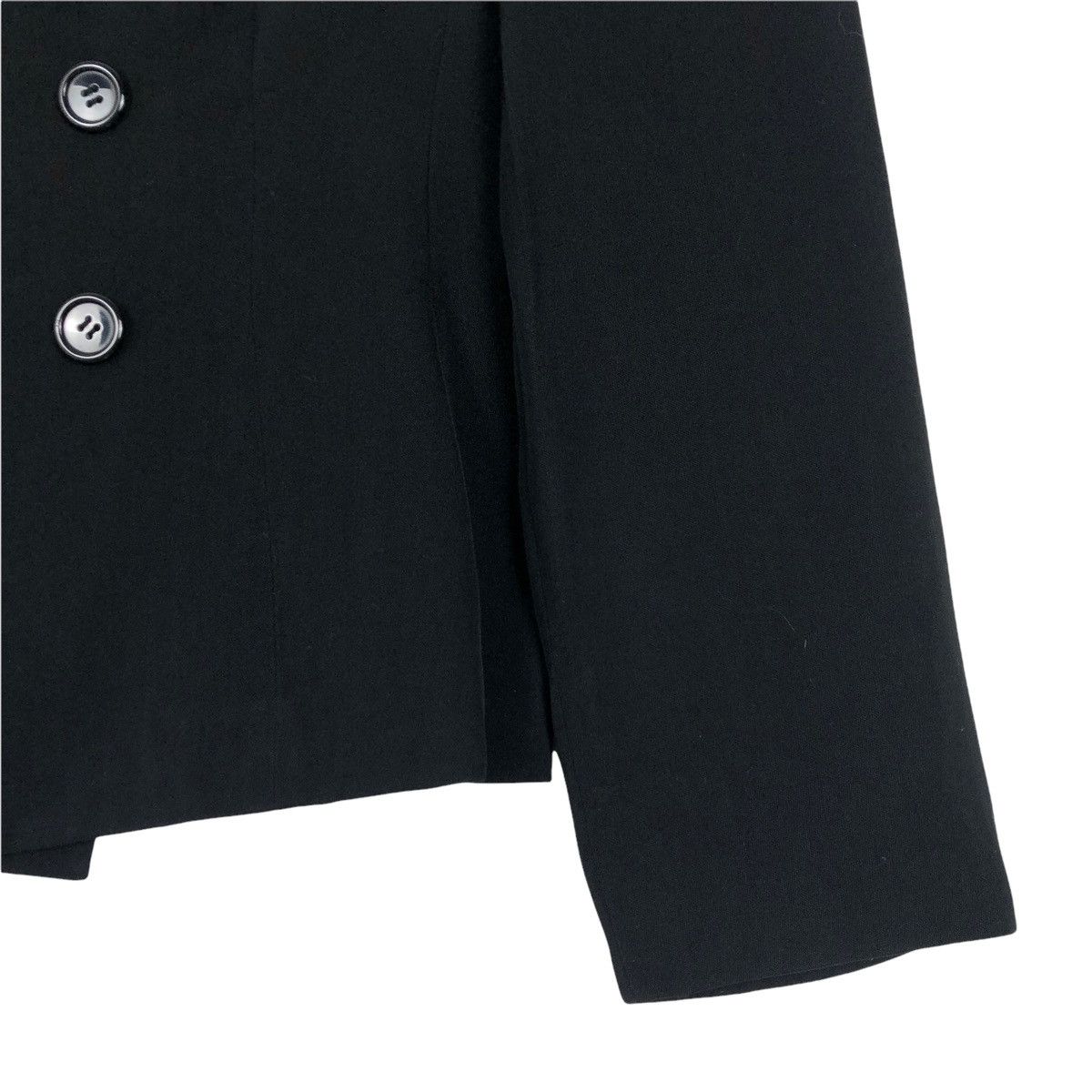Japanese Brand Vintage Y’s Yohji Yamamoto Wool Coat Size XS / US 0-2 / IT 36-38 - 6 Thumbnail
