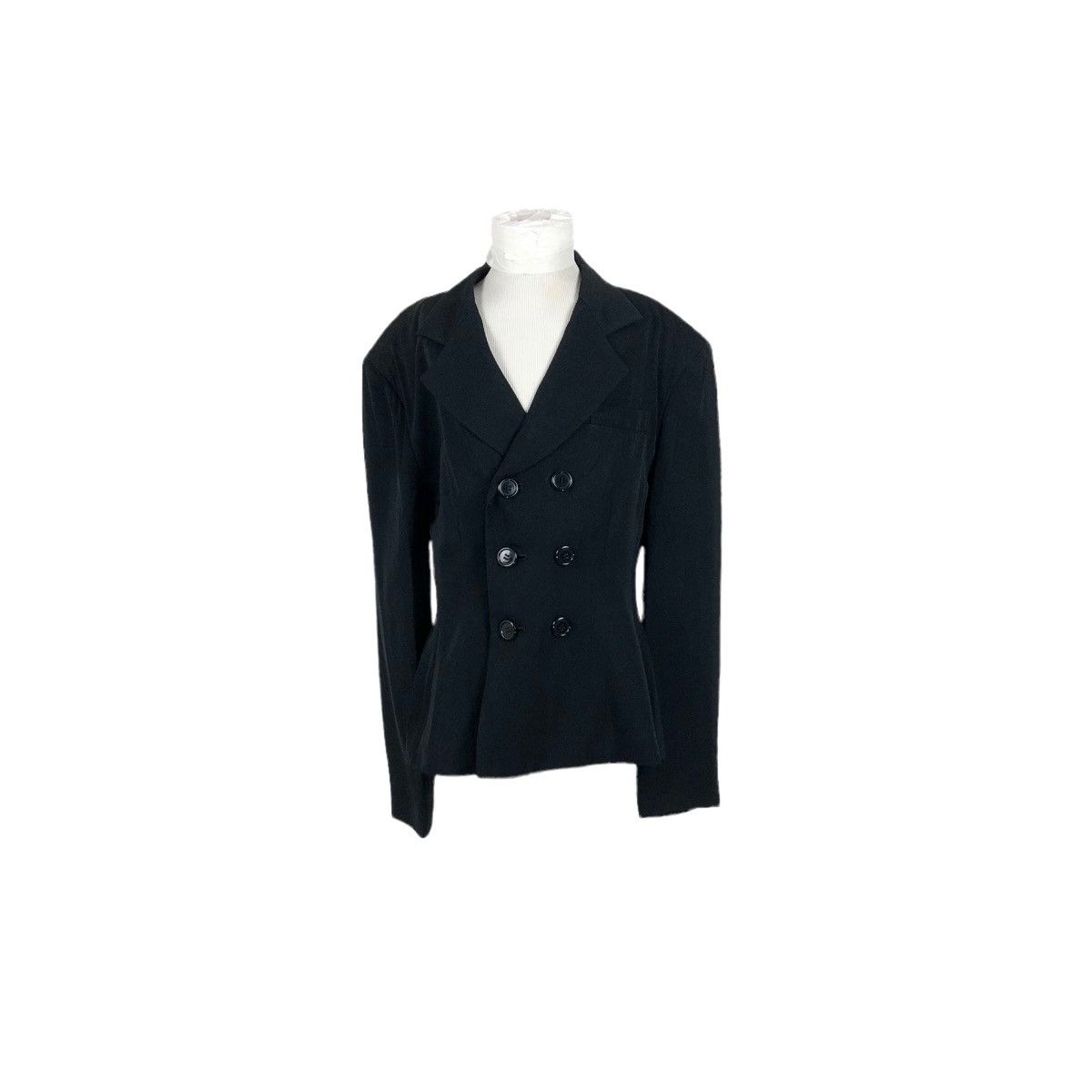 Japanese Brand Vintage Y’s Yohji Yamamoto Wool Coat Size XS / US 0-2 / IT 36-38 - 3 Thumbnail