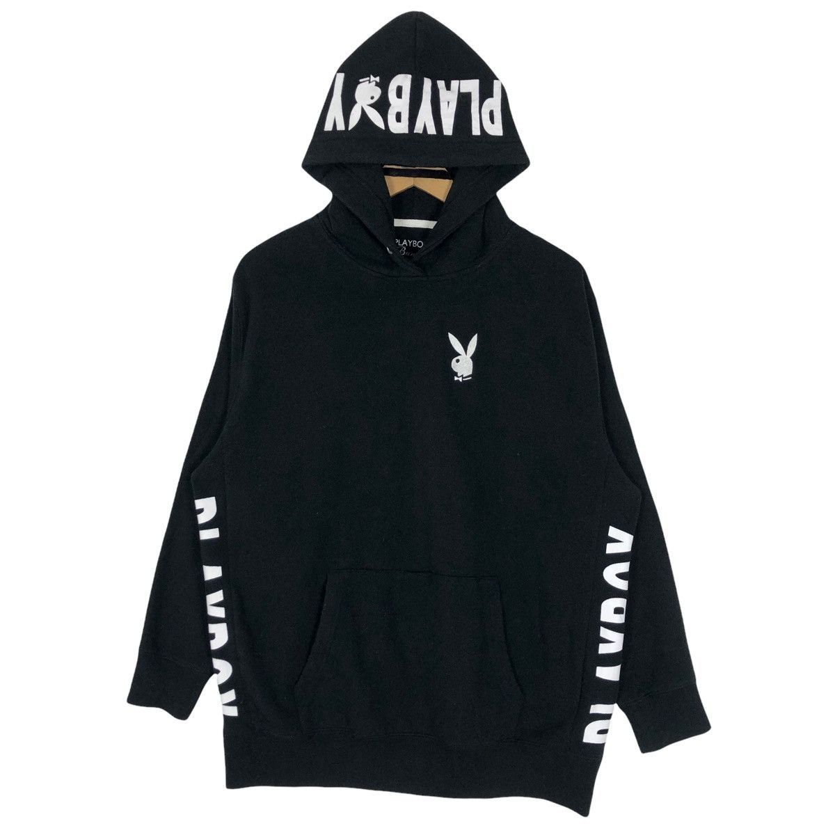 Playboy Vintage Playboy Bunny Hoodie Spell Out Sweater Size US XL / EU 56 / 4 - 1 Thumbnail
