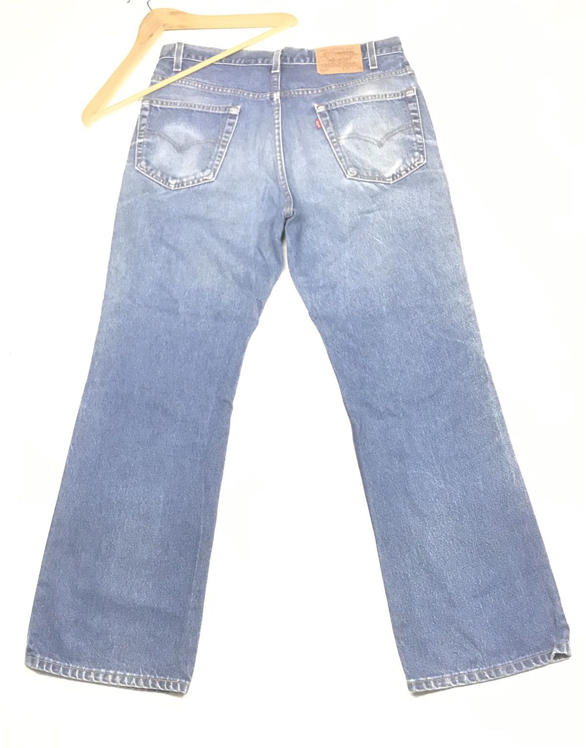 Levi's × Vintage VINTAGE 1999 LEVIS 517 FLARE BOOTCUT BLUE WASH DENIM Size US 36 / EU 52 - 7 Thumbnail