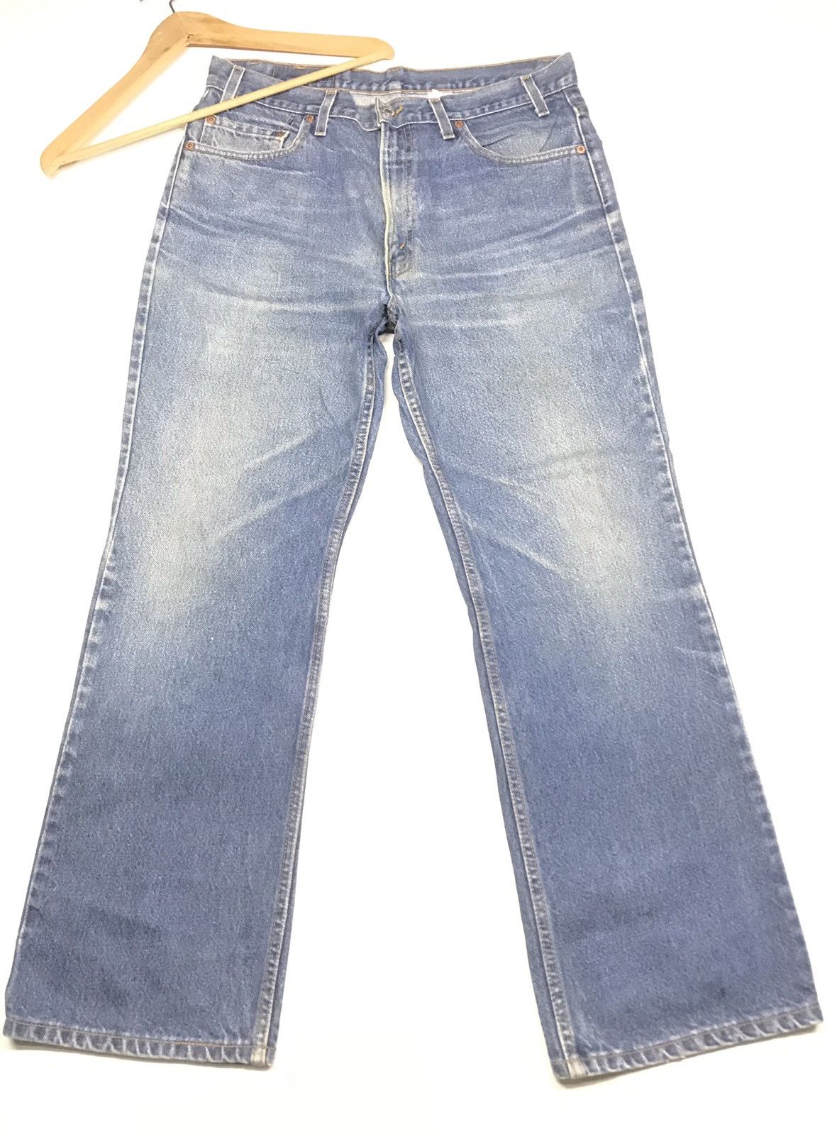 Levi's × Vintage VINTAGE 1999 LEVIS 517 FLARE BOOTCUT BLUE WASH DENIM Size US 36 / EU 52 - 1 Thumbnail