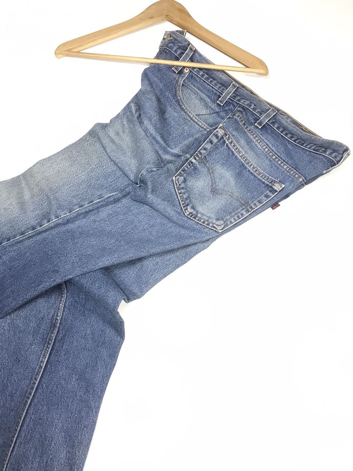 Levi's × Vintage VINTAGE 1999 LEVIS 517 FLARE BOOTCUT BLUE WASH DENIM Size US 36 / EU 52 - 14 Thumbnail