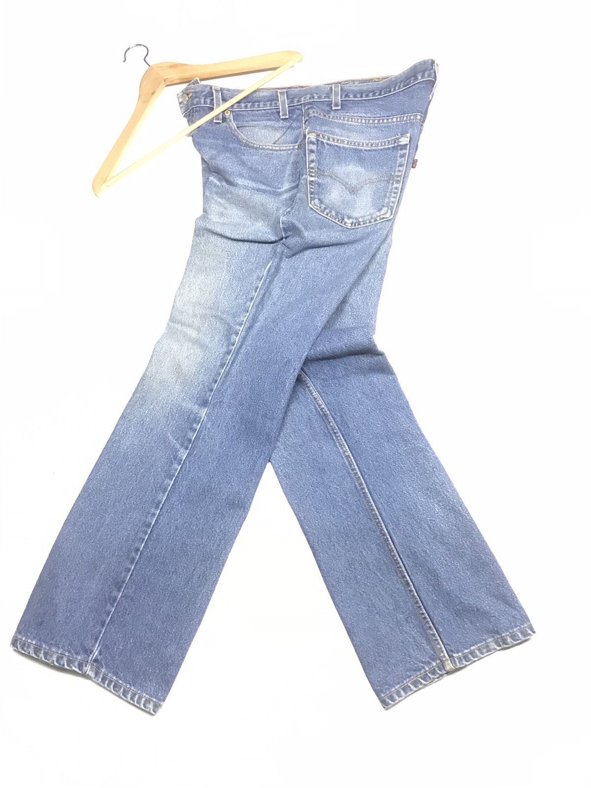 Levi's × Vintage VINTAGE 1999 LEVIS 517 FLARE BOOTCUT BLUE WASH DENIM Size US 36 / EU 52 - 13 Thumbnail