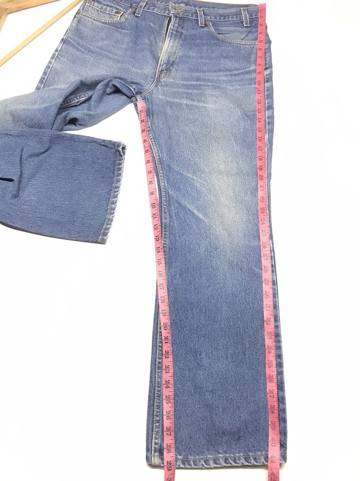 Levi's × Vintage VINTAGE 1999 LEVIS 517 FLARE BOOTCUT BLUE WASH DENIM Size US 36 / EU 52 - 17 Thumbnail