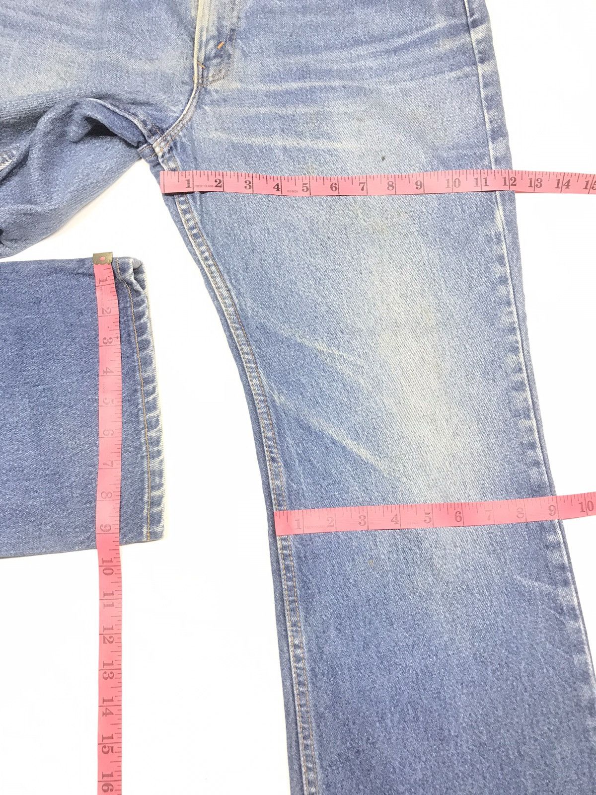 Levi's × Vintage VINTAGE 1999 LEVIS 517 FLARE BOOTCUT BLUE WASH DENIM Size US 36 / EU 52 - 16 Thumbnail