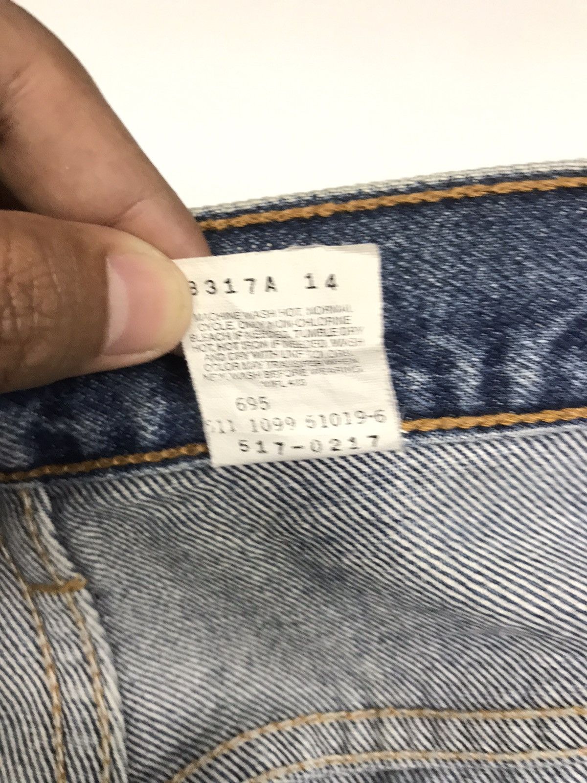 Levi's × Vintage VINTAGE 1999 LEVIS 517 FLARE BOOTCUT BLUE WASH DENIM Size US 36 / EU 52 - 6 Thumbnail