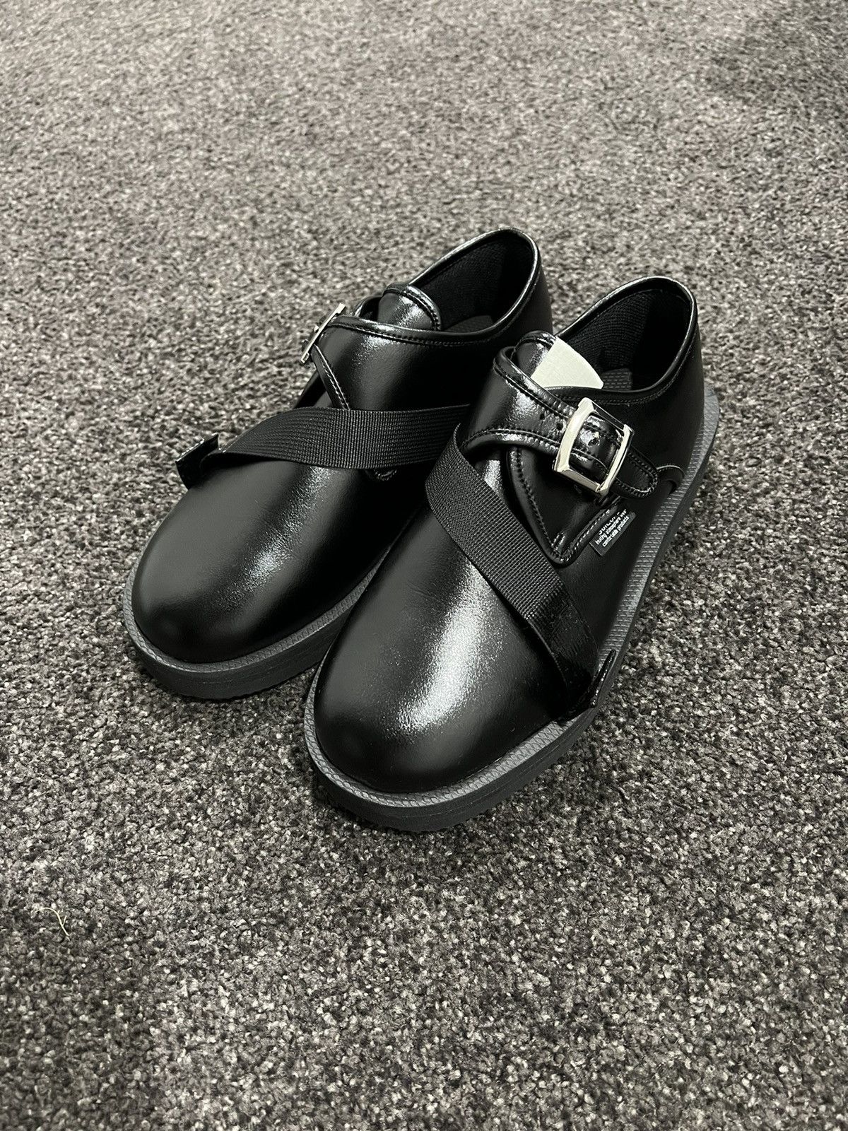 N. Hoolywood × Suicoke Monk Strap Shoes - Suicoke x N. Hoolywood 