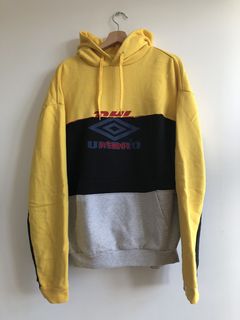 Umbro VETEMENTS x UMBRO x DHL oversized hoodie - RARE HOODIE | Grailed