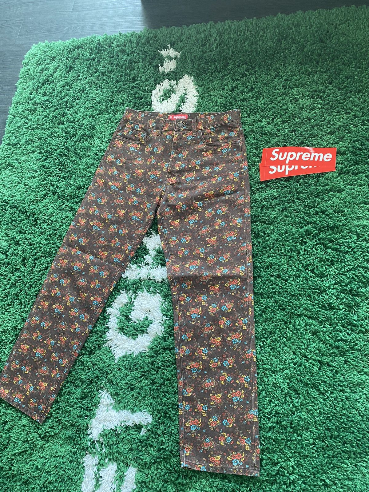 Supreme Supreme Flower Regular Jean - (SS22) | Grailed