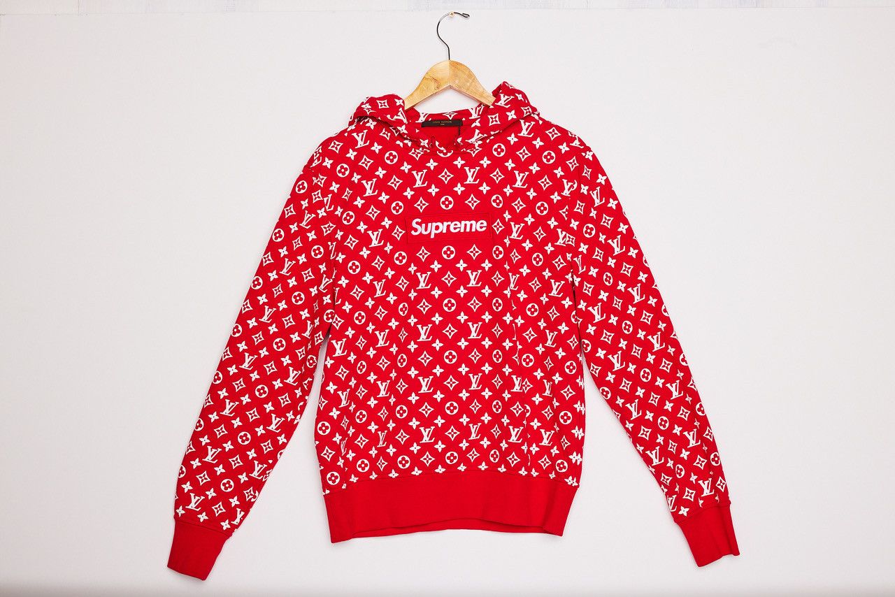 Lv Supreme Hoodie Grailed