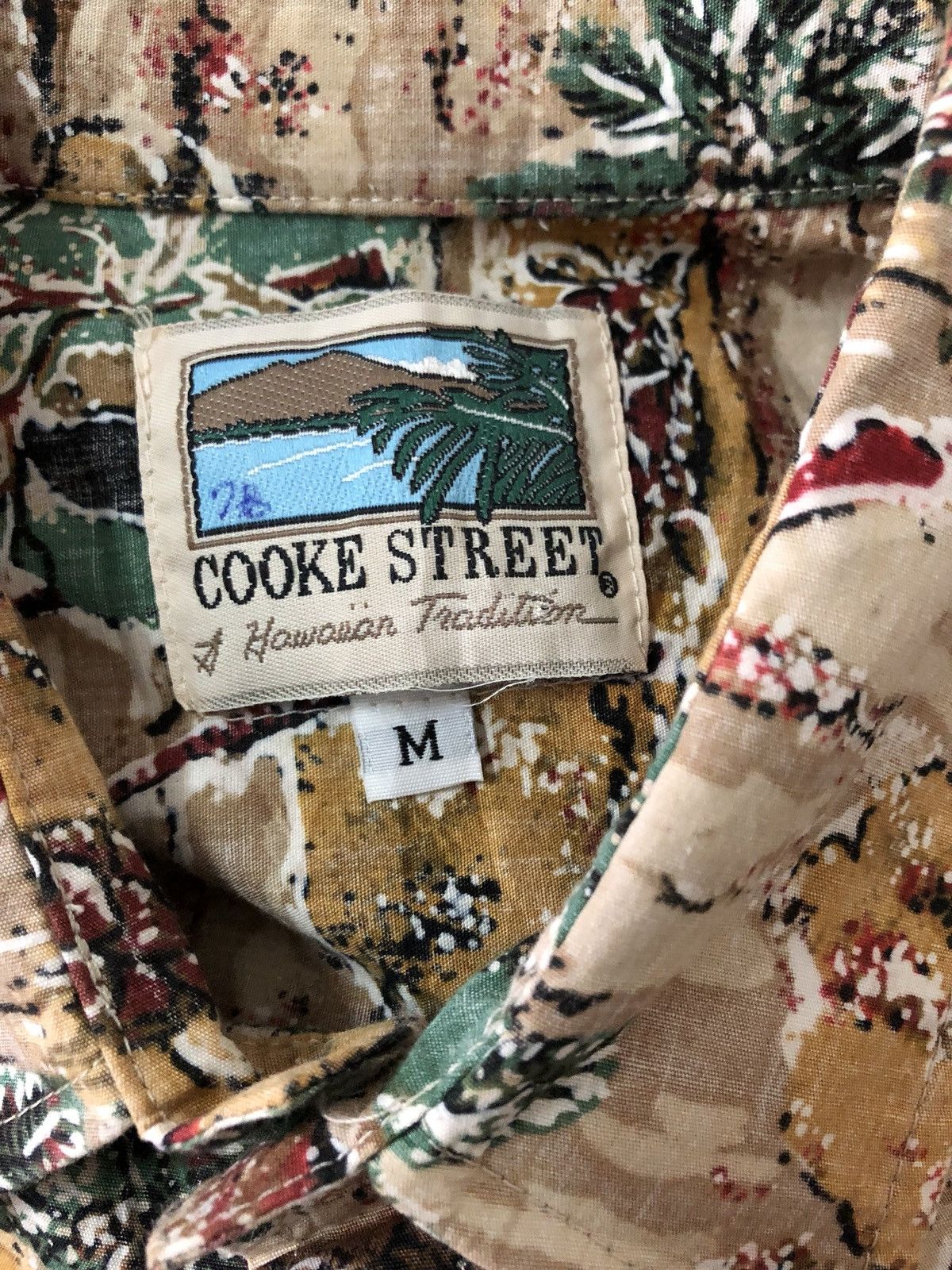 Vintage 80s Men’s Cooke Street Hula Girl Sail Boat Hawaiian Size US M / EU 48-50 / 2 - 18 Thumbnail