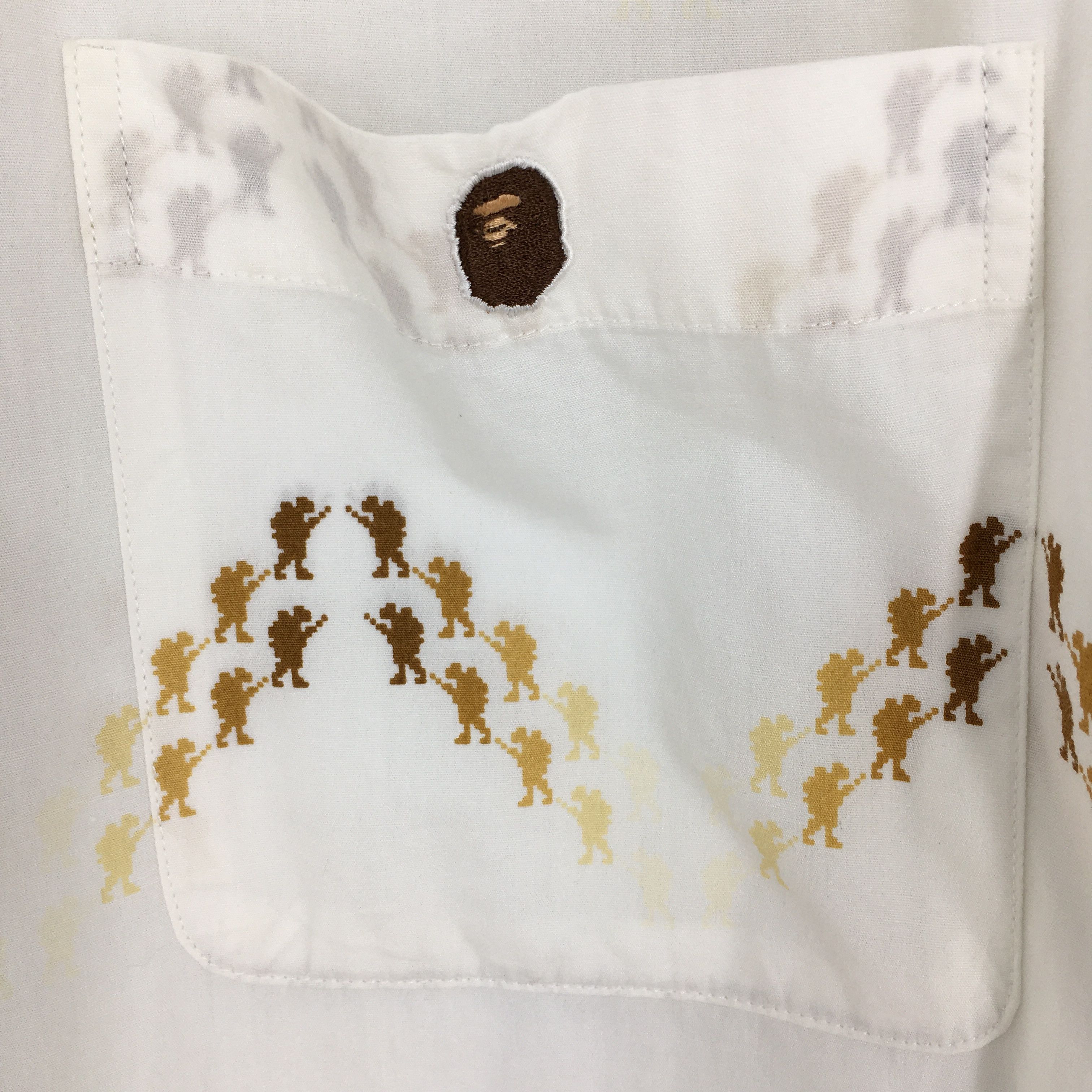 Bape A Bathing Ape Bape Command Z Oxfords Shirt Medium Size US M / EU 48-50 / 2 - 4 Thumbnail