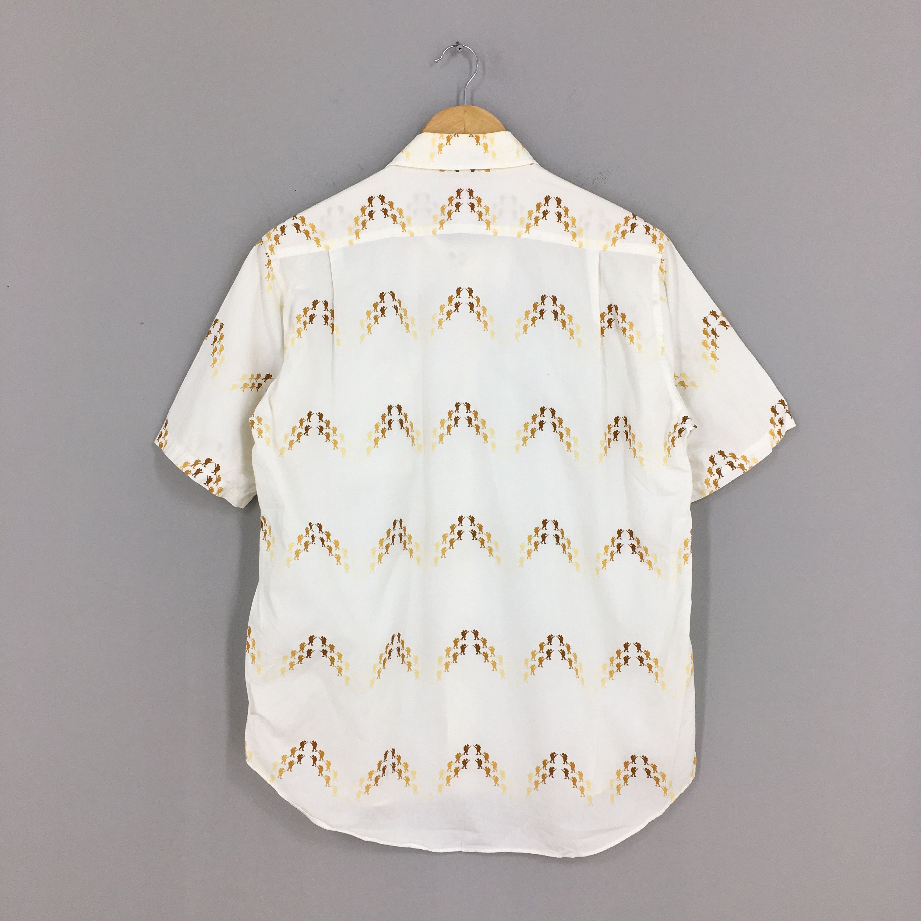 Bape A Bathing Ape Bape Command Z Oxfords Shirt Medium Size US M / EU 48-50 / 2 - 7 Thumbnail