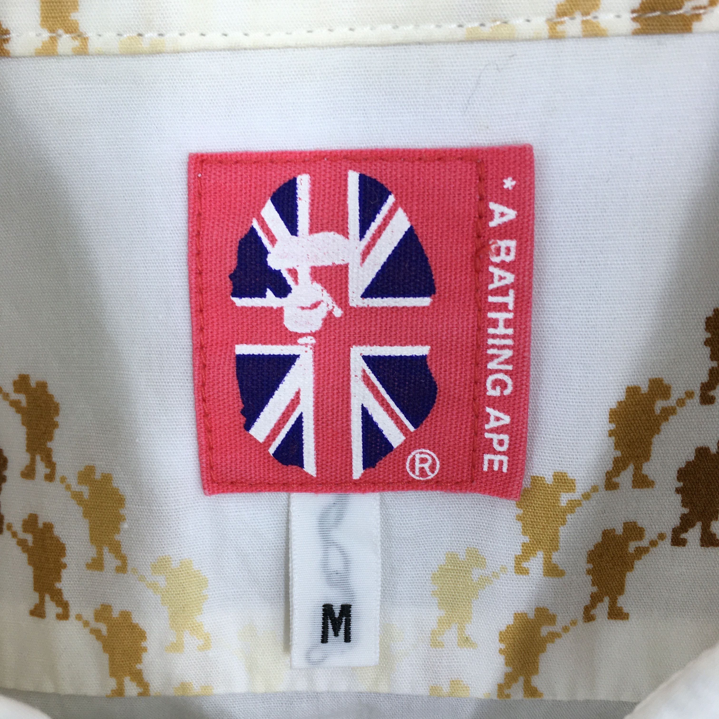 Bape A Bathing Ape Bape Command Z Oxfords Shirt Medium Size US M / EU 48-50 / 2 - 5 Thumbnail