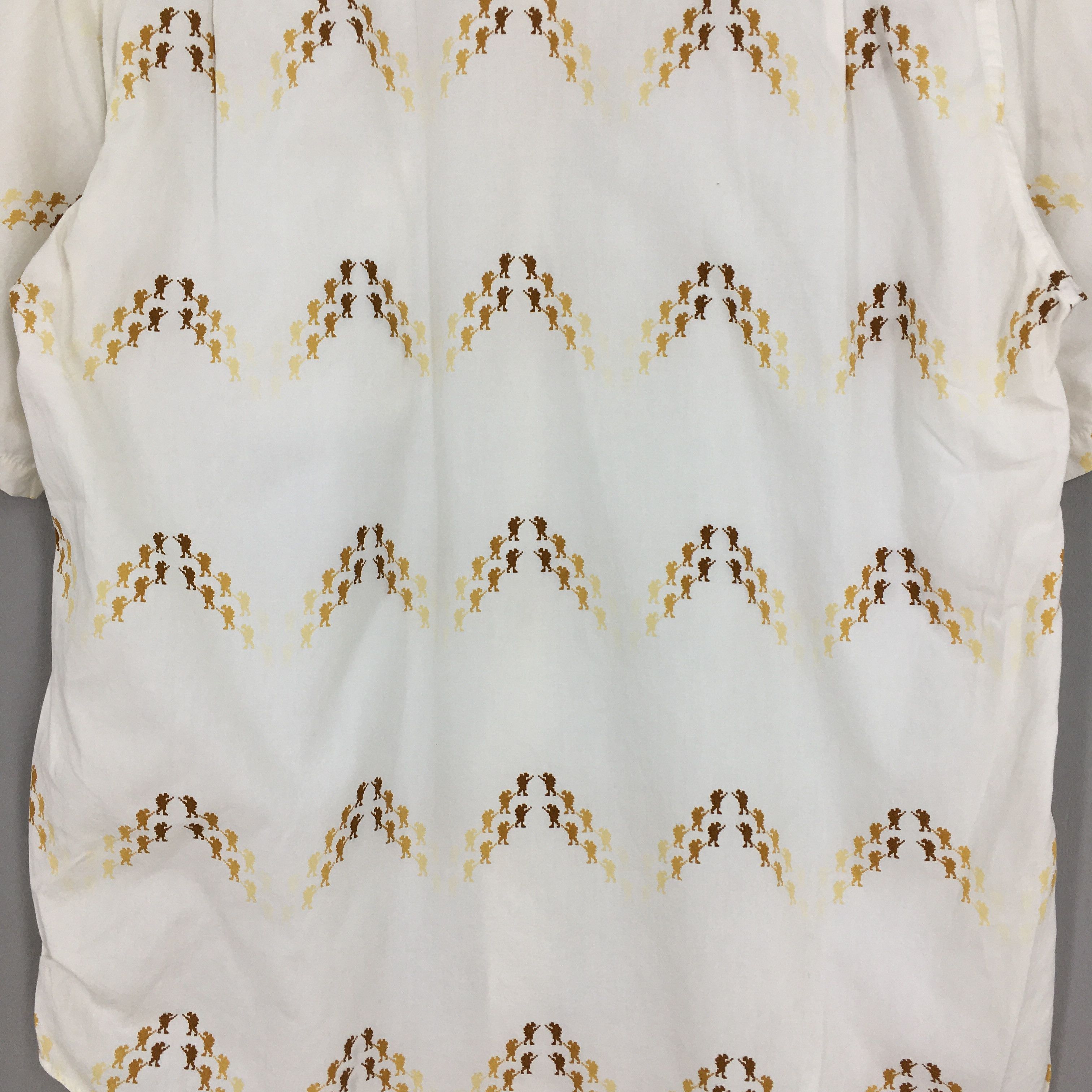 Bape A Bathing Ape Bape Command Z Oxfords Shirt Medium Size US M / EU 48-50 / 2 - 8 Thumbnail
