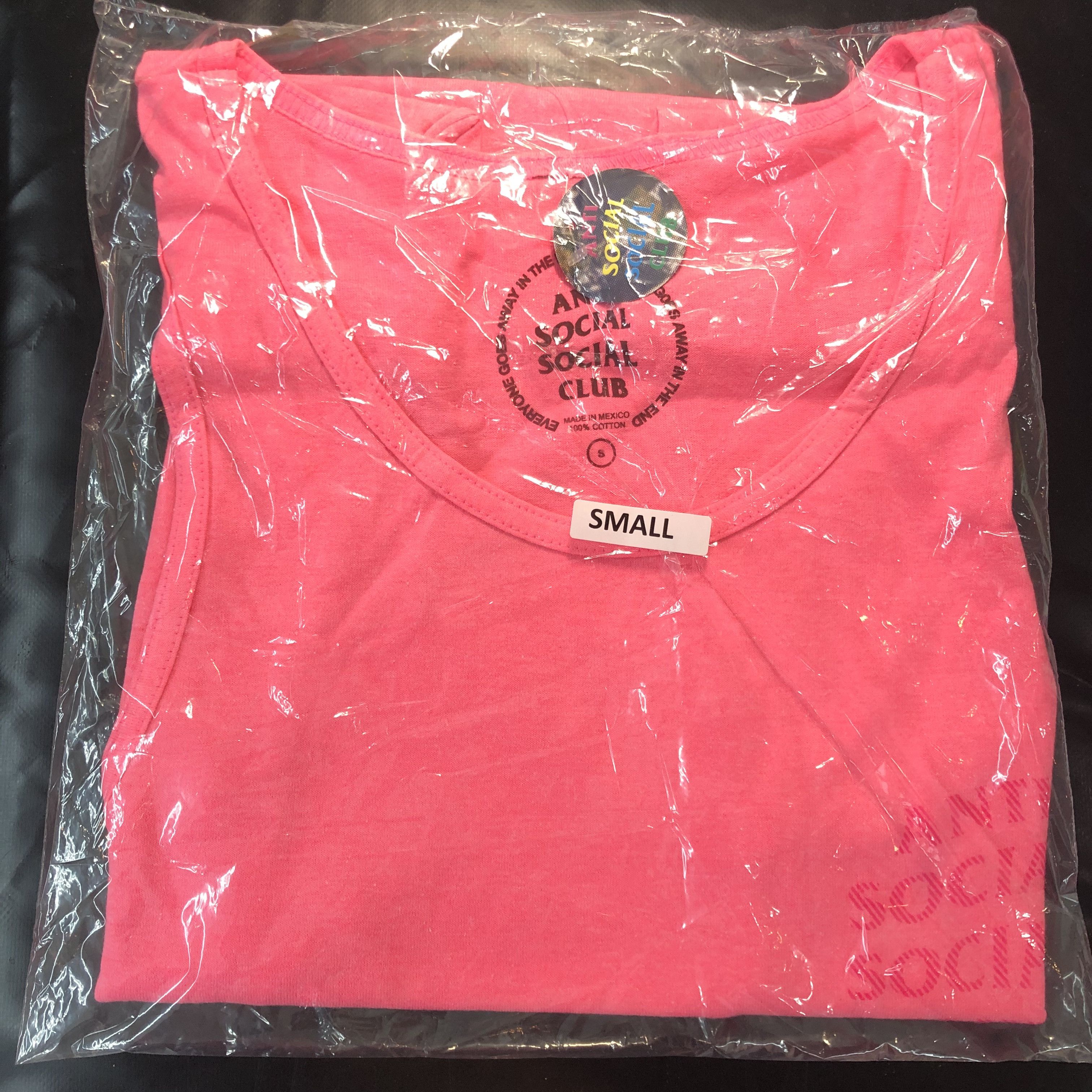 Anti Social Social Club DS ASSC Goodbye Summer Pink Tank Tee bape kith kaws vlone Size US S / EU 44-46 / 1 - 2 Thumbnail