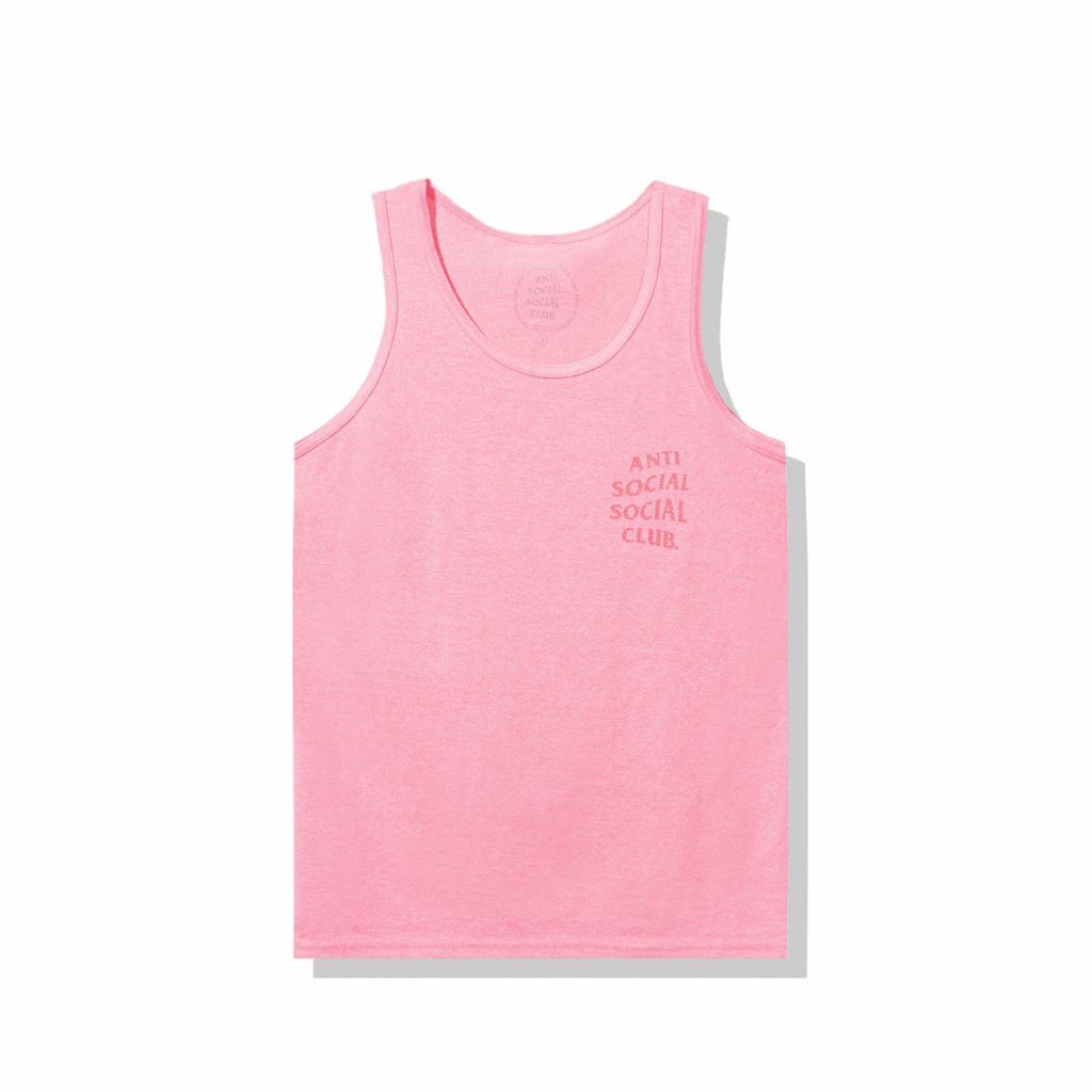 Anti Social Social Club DS ASSC Goodbye Summer Pink Tank Tee bape kith kaws vlone Size US S / EU 44-46 / 1 - 4 Thumbnail