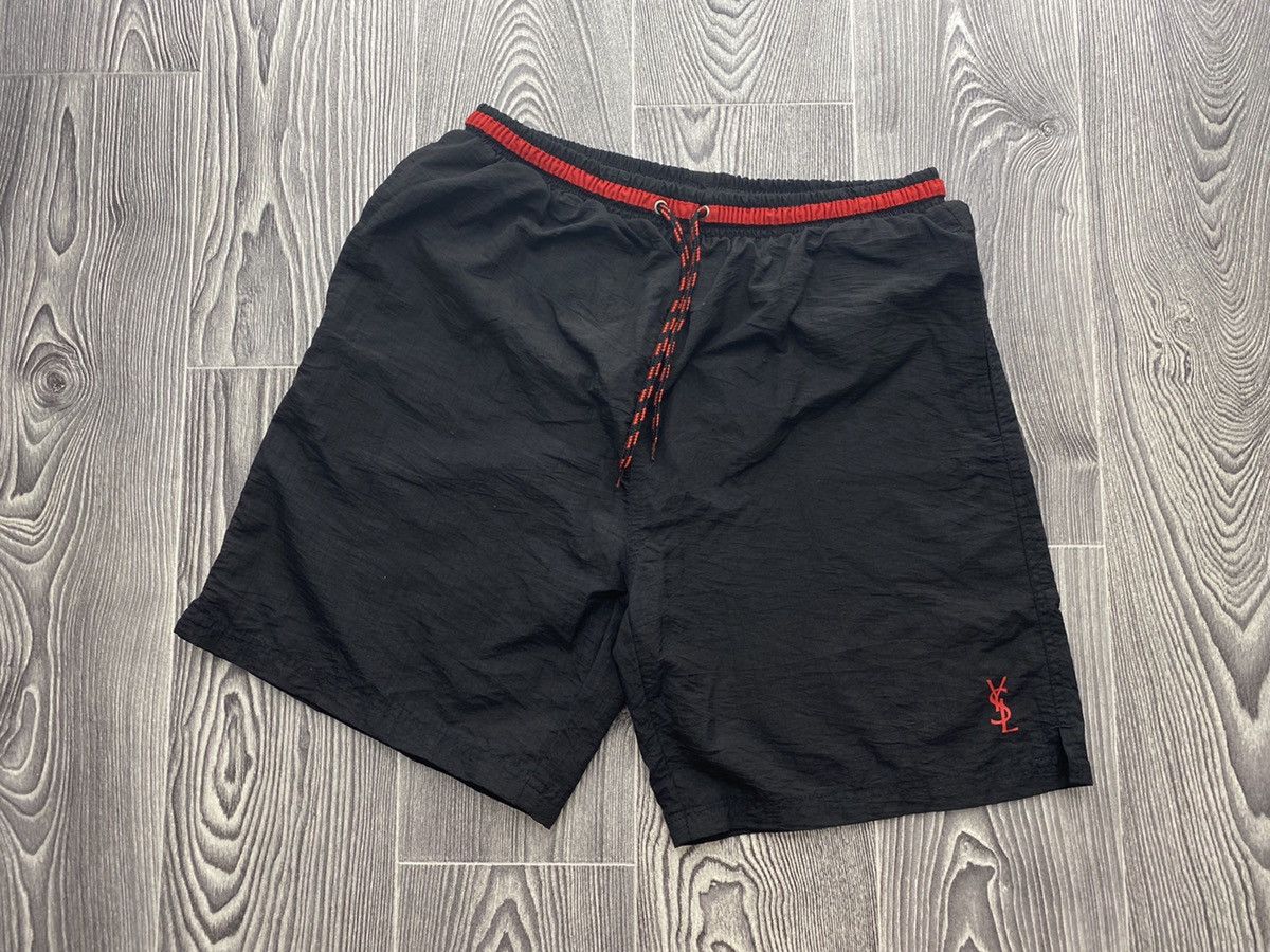 Vintage Yves Saint Laurent Black Trouser Shorts
