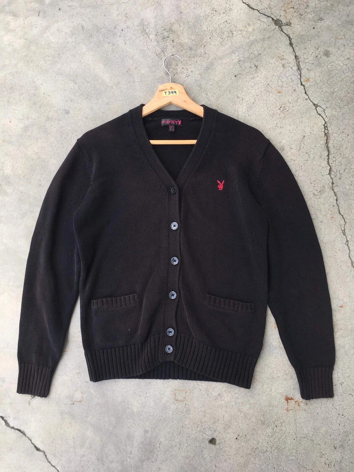 📌Playboy Embroidery Logo Pullover Knitt Cardigan Pattern