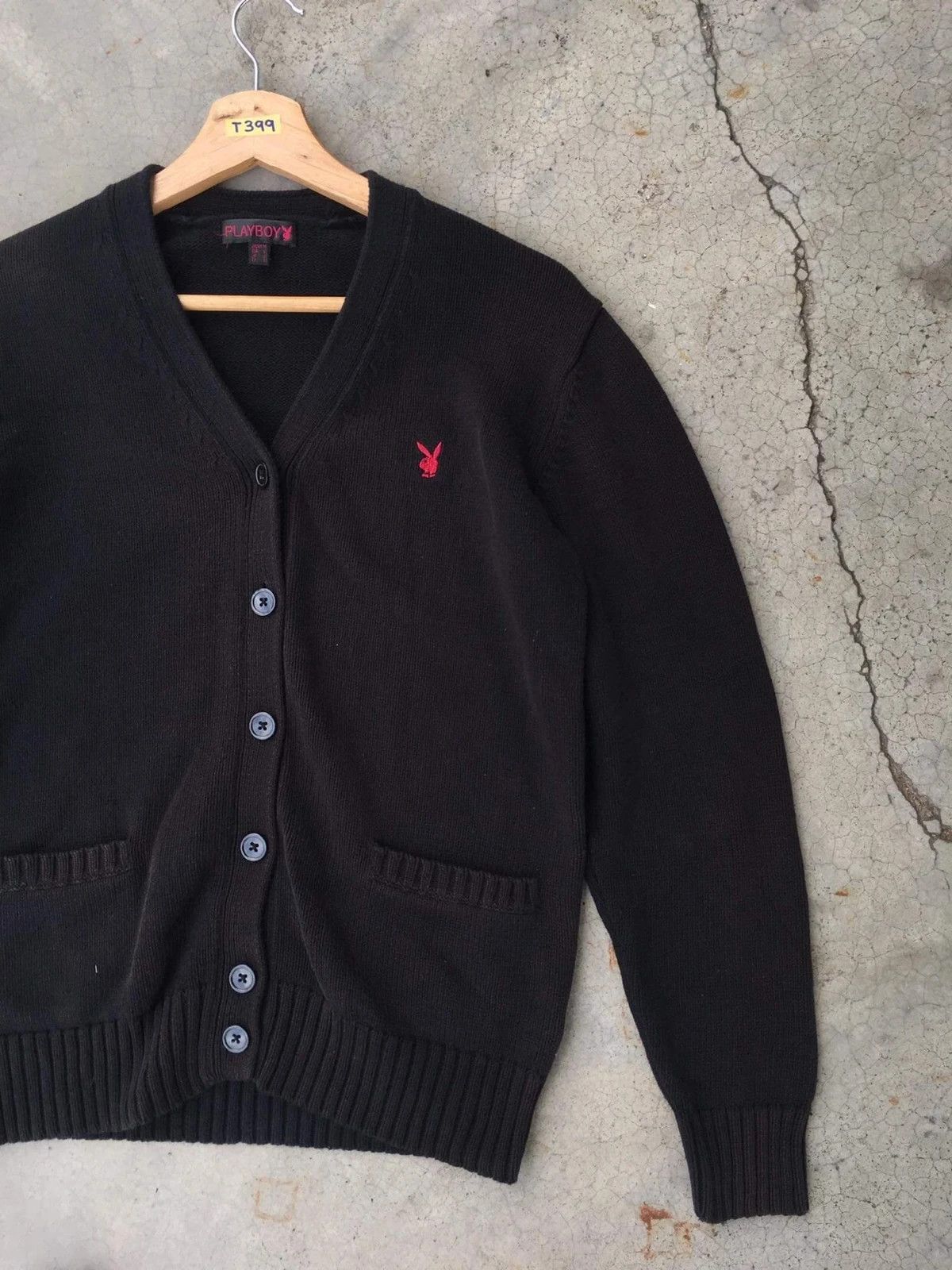 Playboy 📌Playboy Embroidery Logo Pullover Knitt Cardigan Pattern Size US S / EU 44-46 / 1 - 3 Thumbnail