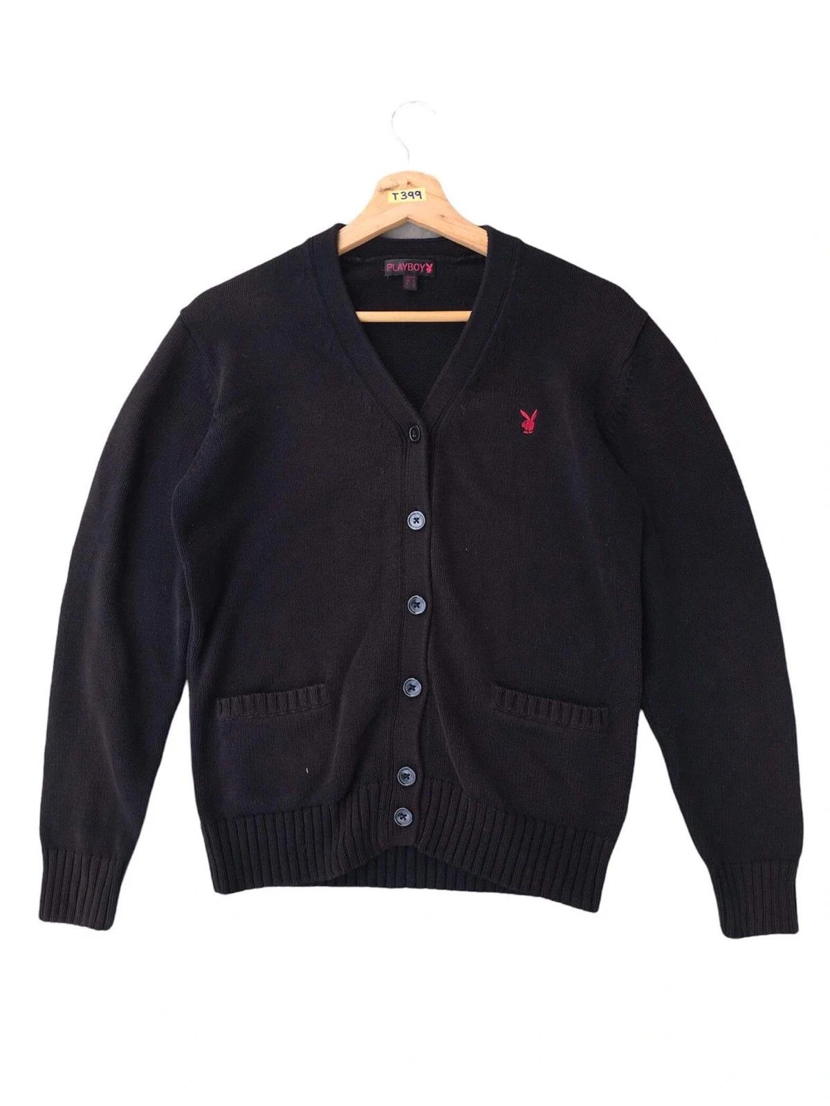 Playboy 📌Playboy Embroidery Logo Pullover Knitt Cardigan Pattern Size US S / EU 44-46 / 1 - 2 Thumbnail