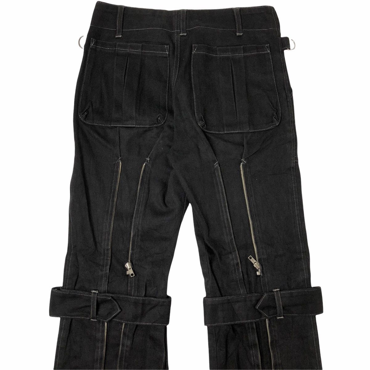 Other 2000s Here There - Denim Bondage Multizip Pants Size US 30 / EU 46 - 6 Thumbnail