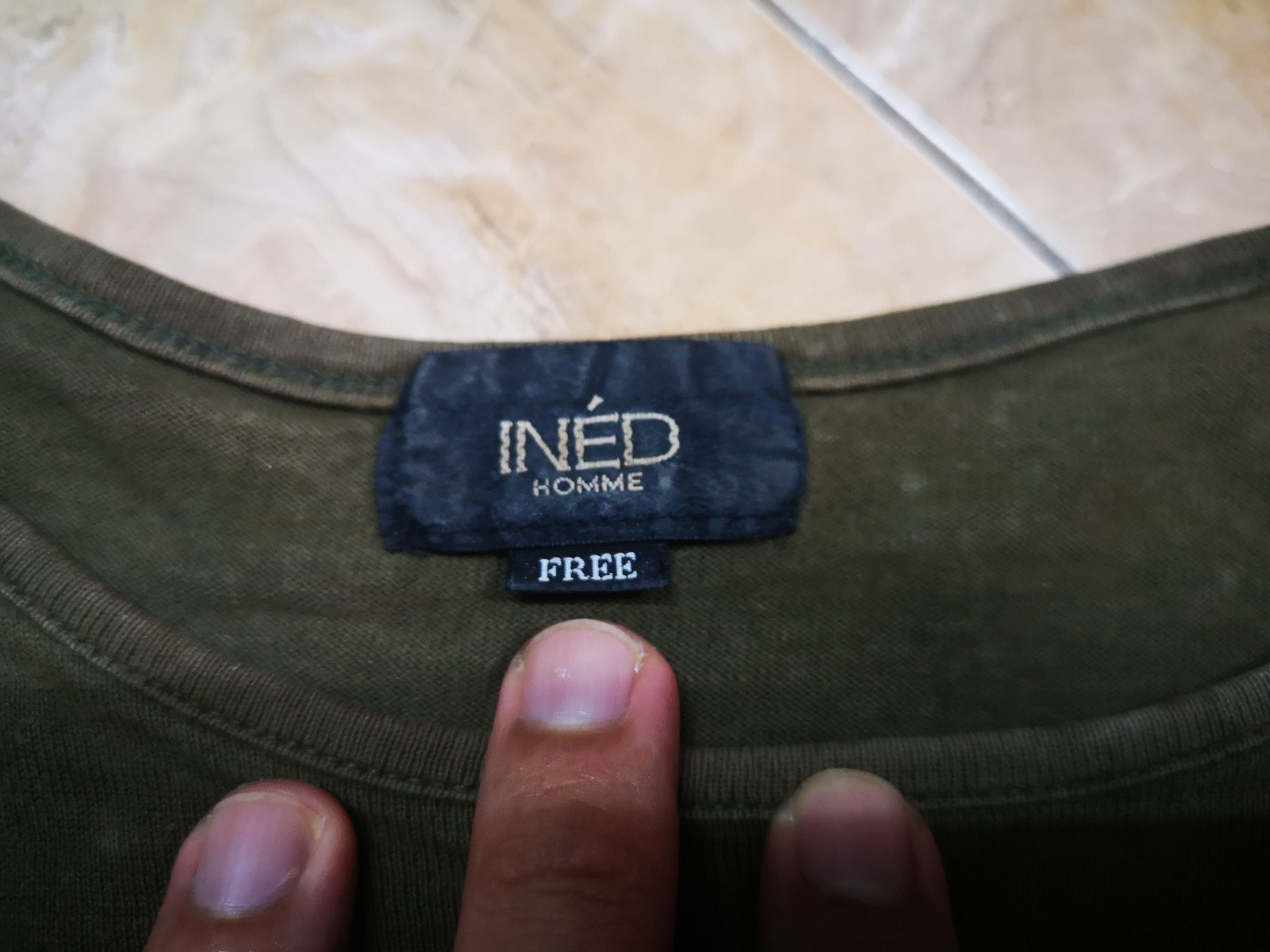 Japanese Brand Vintage Shirt INED HOMME Size US M / EU 48-50 / 2 - 5 Thumbnail