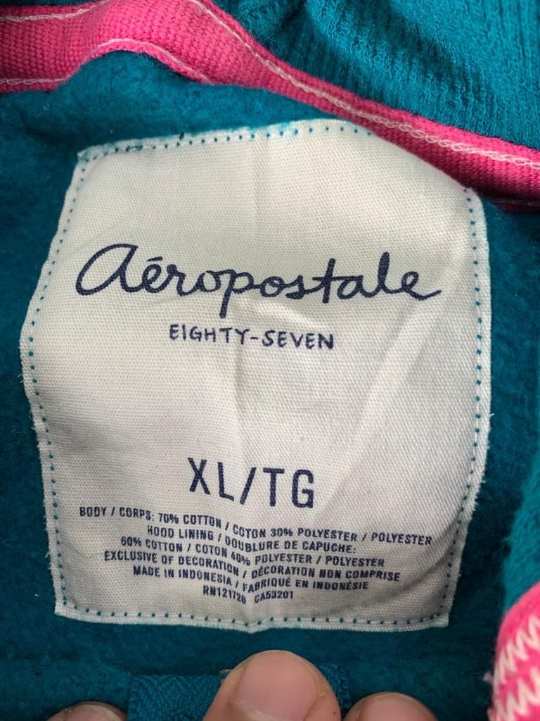 Aeropostale Aeropostale Eighty-seven Zipper Hoodie Size XL / US 12-14 / IT 48-50 - 7 Thumbnail