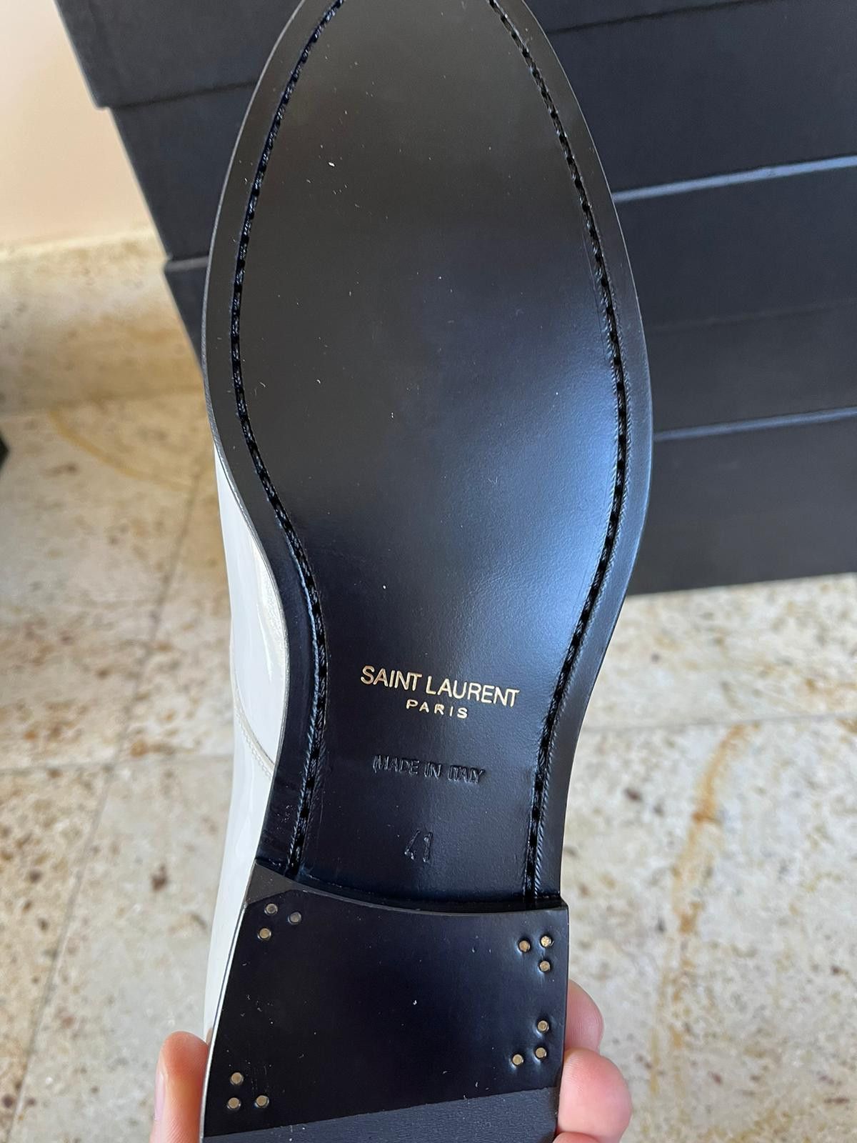 Saint Laurent Paris Boot in White Color Size US 8 / EU 41 - 17 Thumbnail