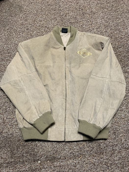 Vintage Vintage 90s Tropicana jacket beige promo basic | Grailed