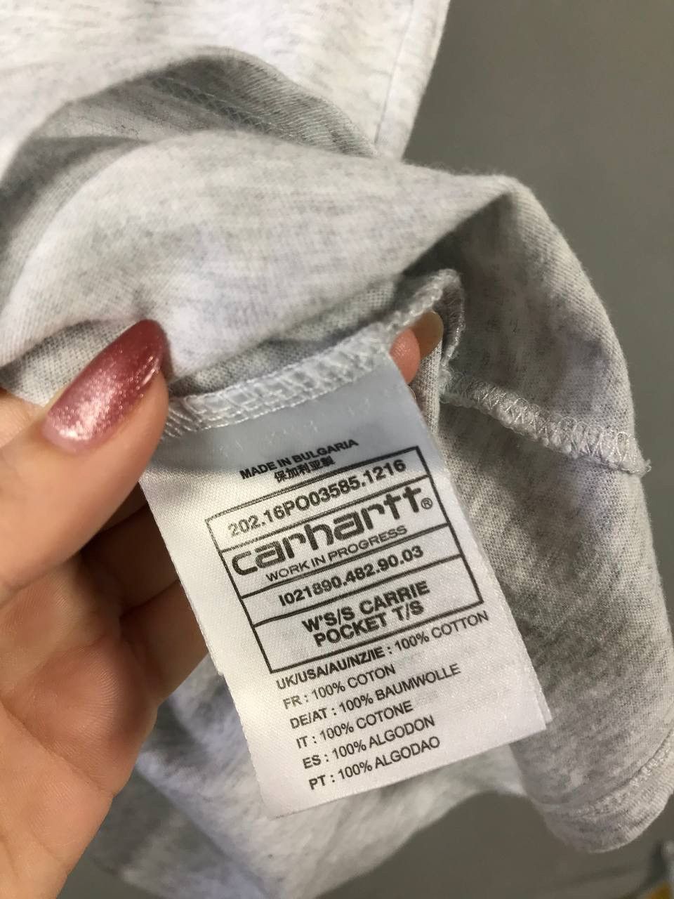 Carhartt Carhartt WIP streetwear gray patch tee Size US XS / EU 42 / 0 - 5 Thumbnail