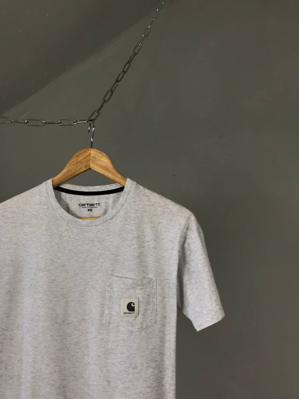 Carhartt Carhartt WIP streetwear gray patch tee Size US XS / EU 42 / 0 - 2 Thumbnail