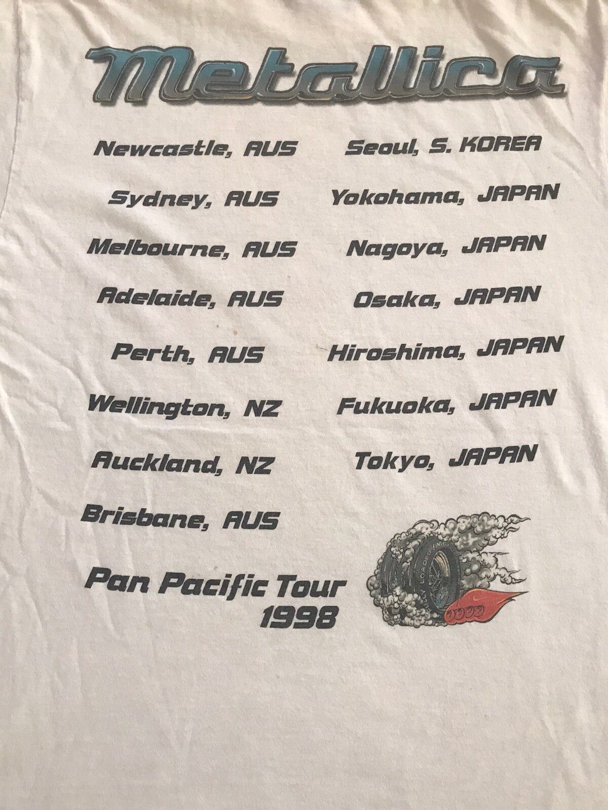 Vintage 🔥Rare🔥Metallica Pan Pacific Tour 1998 Size US L / EU 52-54 / 3 - 9 Preview