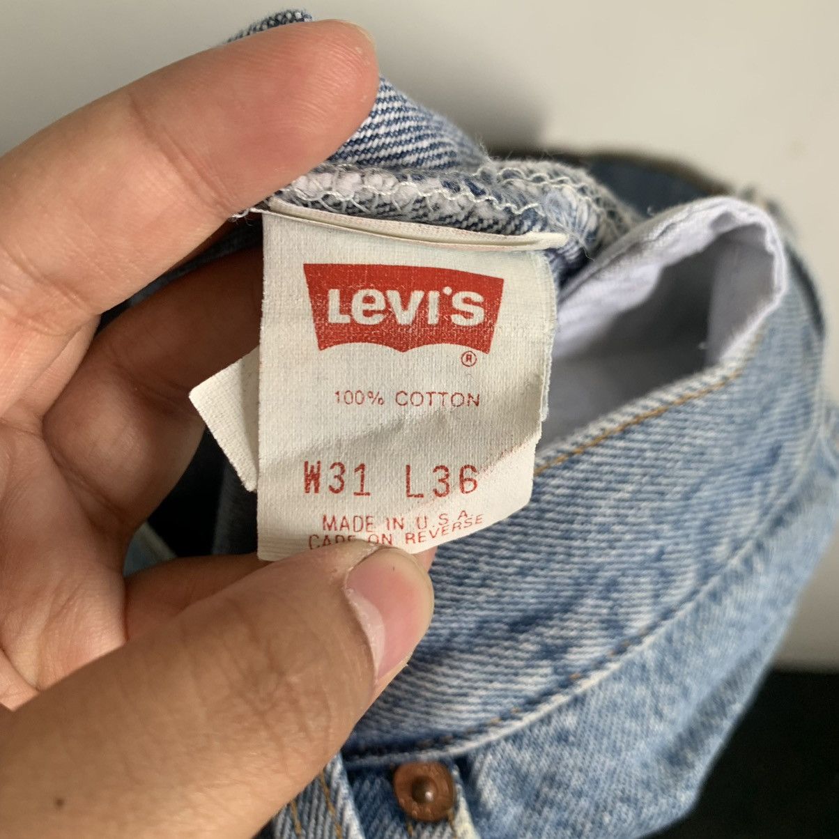 Levi's Levis Lot 501 Made in Usa Denim Jeans Size US 29 - 9 Thumbnail