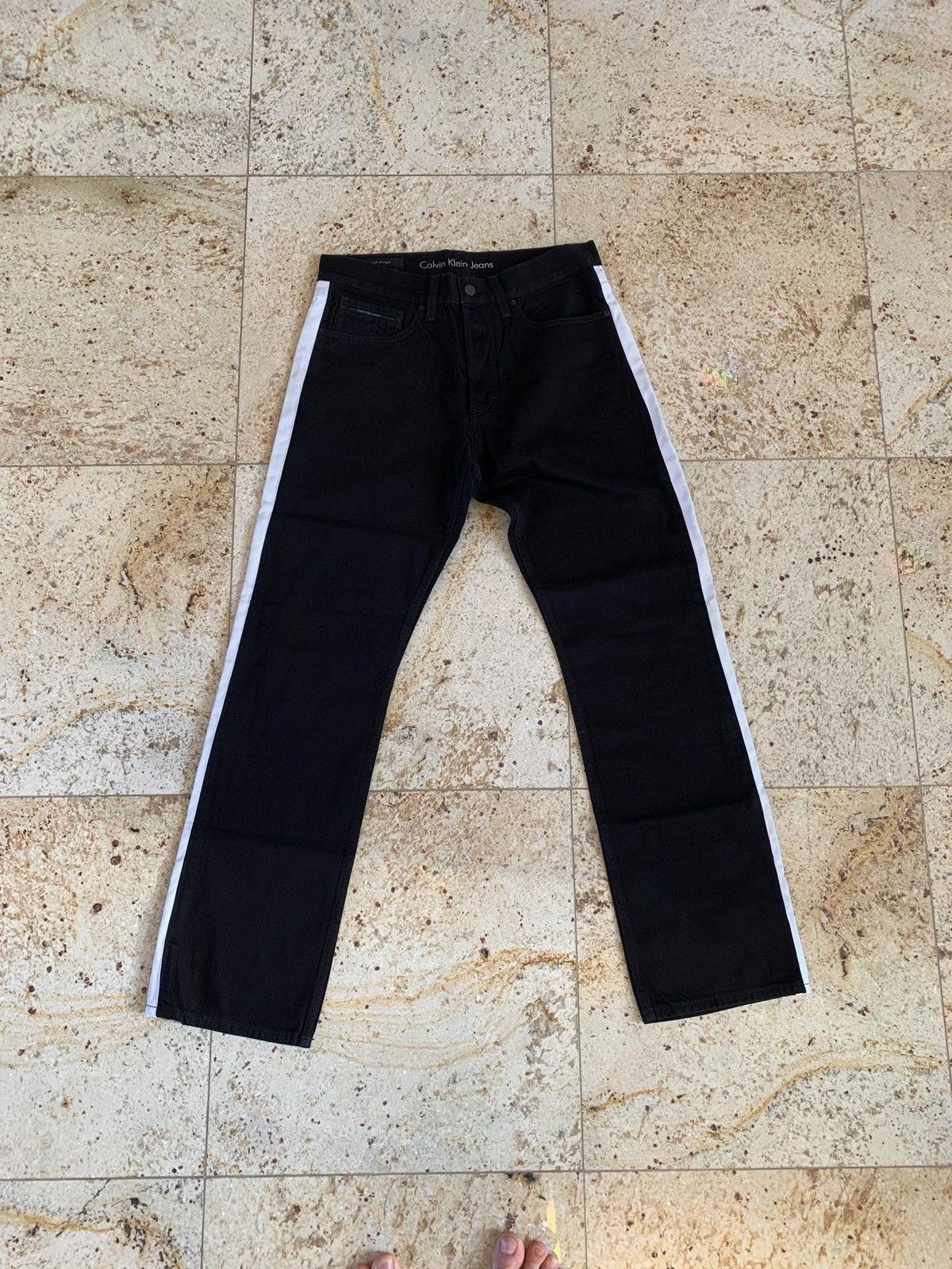 CK1 PALACE BAGGY JEAN MIDSTONE BLACK