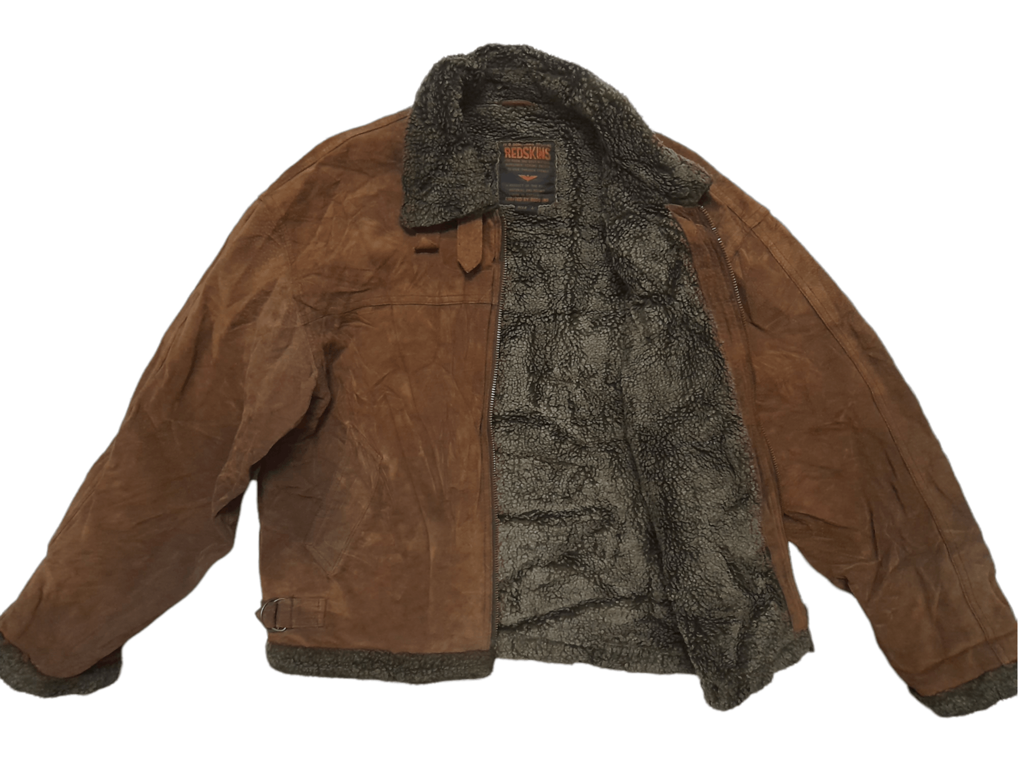 NFL Redskins B-3 Jacket Leather (E9) Size US L / EU 52-54 / 3 - 1 Thumbnail