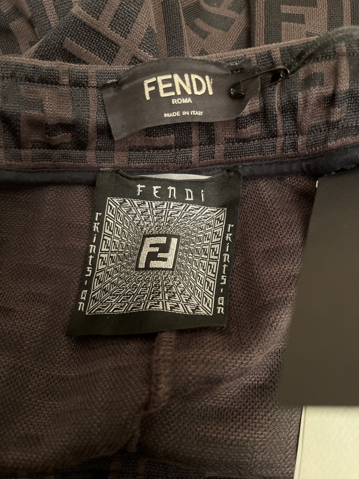 Fendi FENDI Monogram Sweat Pants Size US 34 / EU 50 - 4 Thumbnail