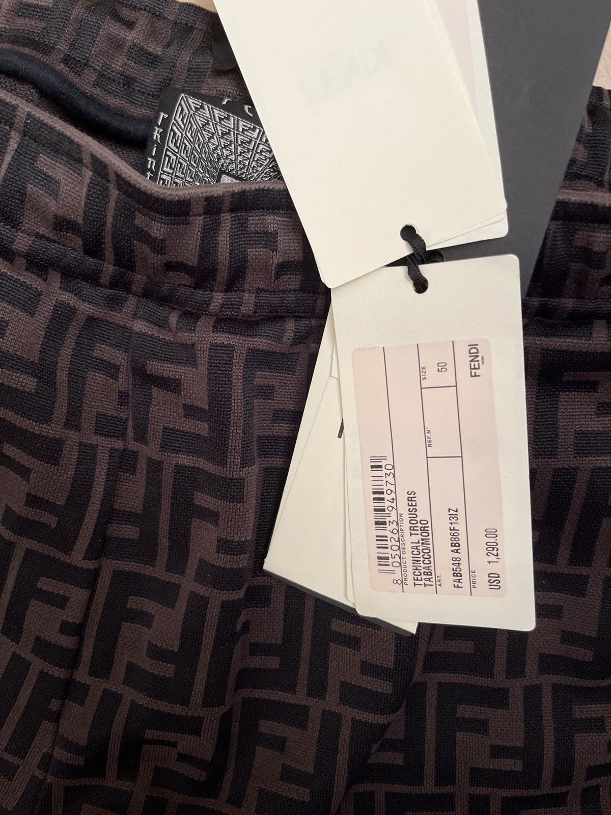 Fendi FENDI Monogram Sweat Pants Size US 34 / EU 50 - 3 Thumbnail