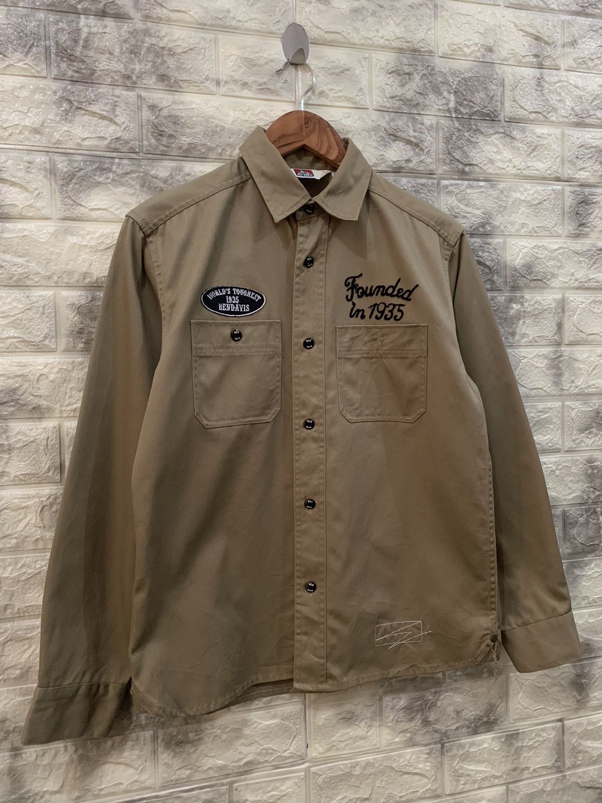 Ben Davis Vintage Ben Davis Embroidered Work Shirt Size US M / EU 48-50 / 2 - 3 Thumbnail