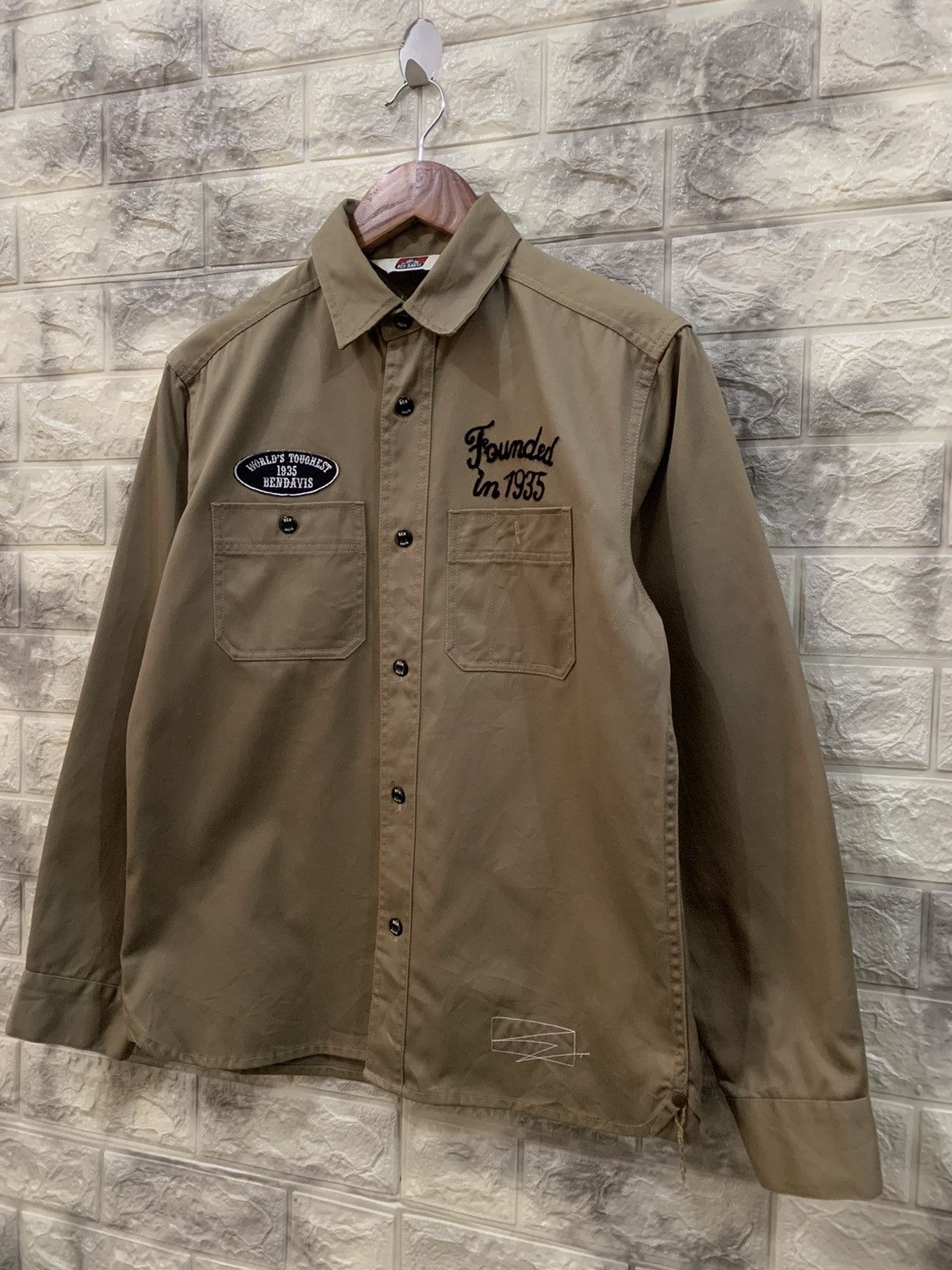 Ben Davis Vintage Ben Davis Embroidered Work Shirt Size US M / EU 48-50 / 2 - 4 Thumbnail