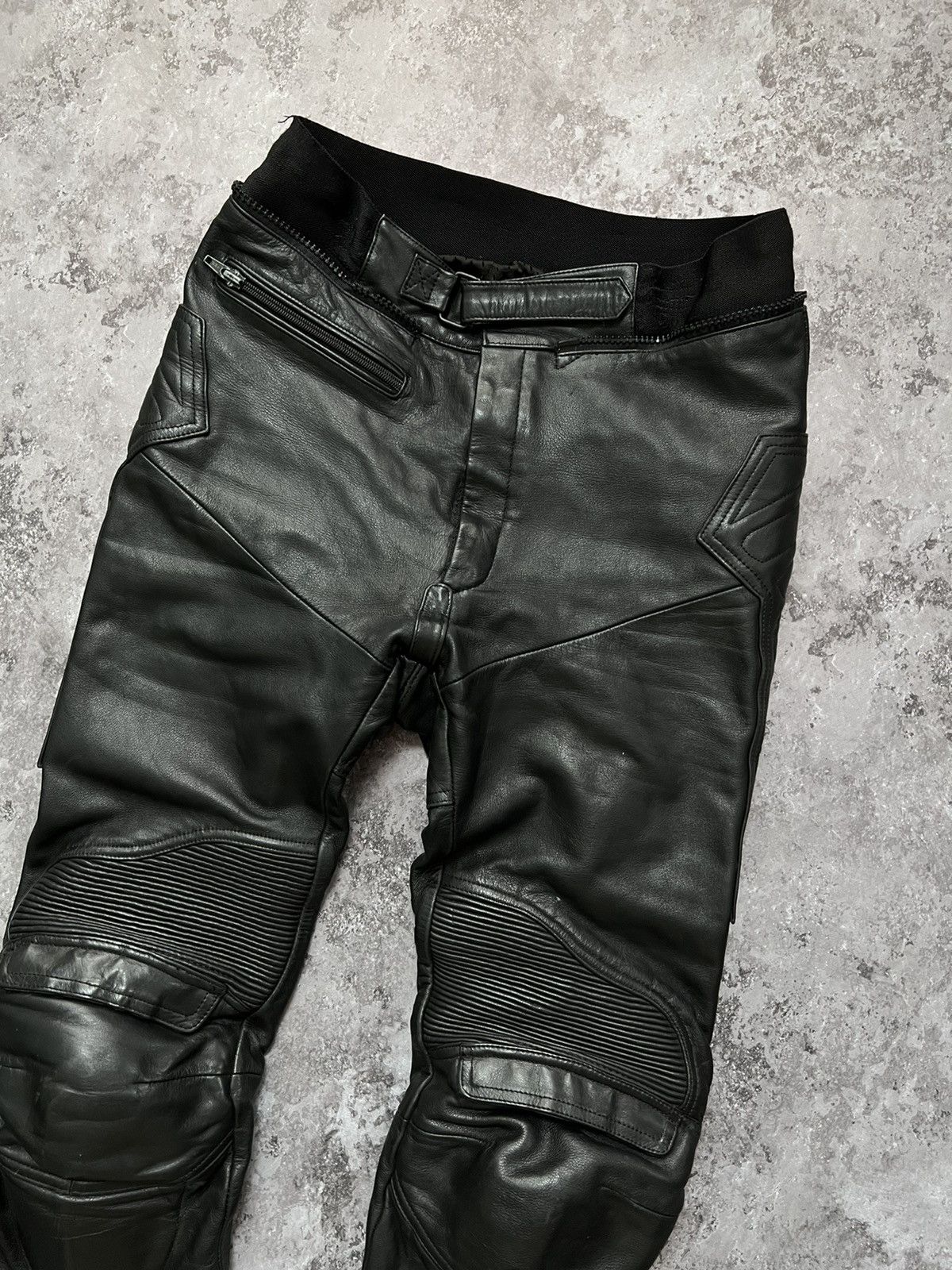 Genuine Leather Vintage Genuine Leather Pants Biker Motorcycle Size US 32 / EU 48 - 2 Thumbnail