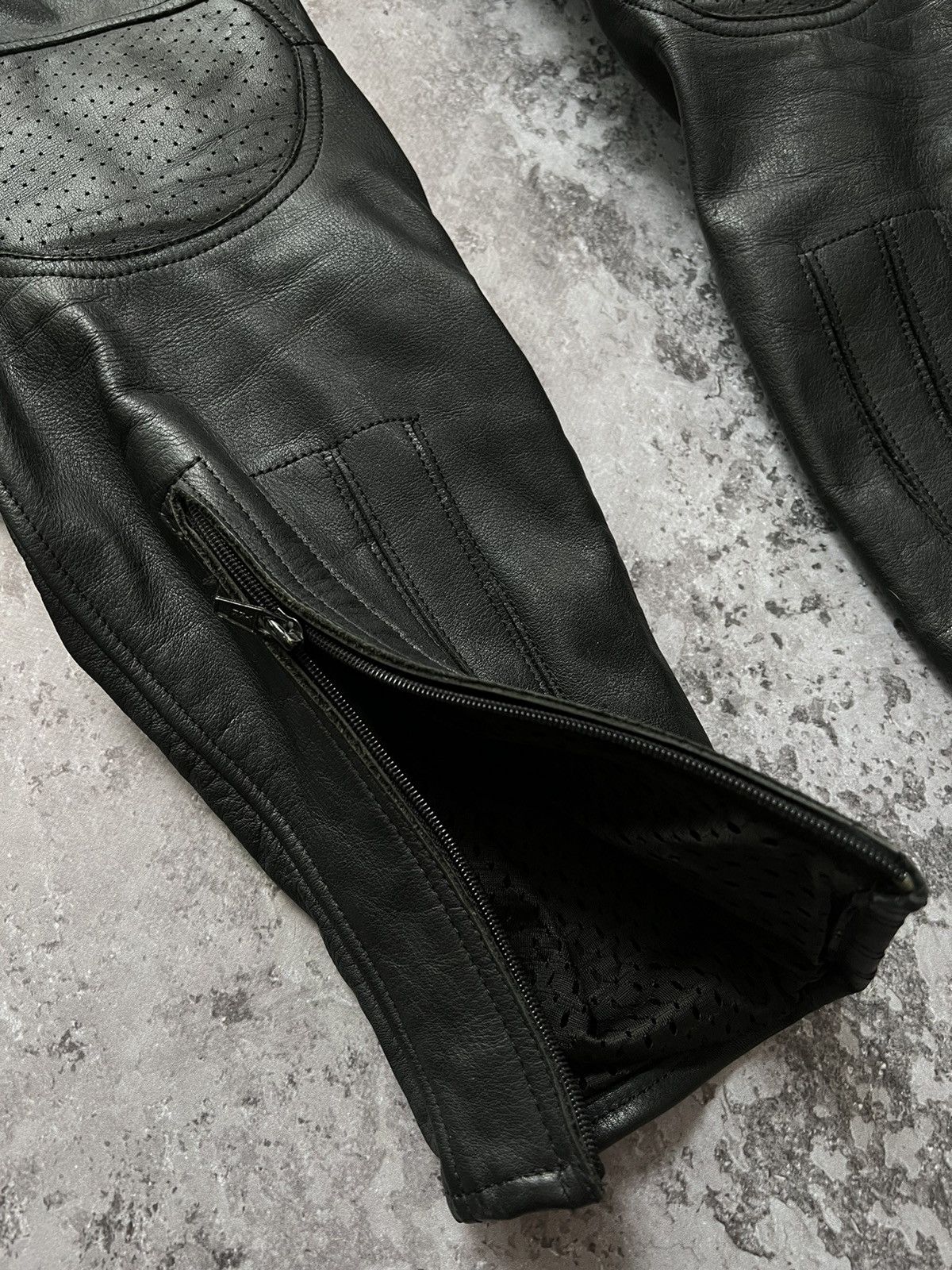 Genuine Leather Vintage Genuine Leather Pants Biker Motorcycle Size US 32 / EU 48 - 11 Thumbnail