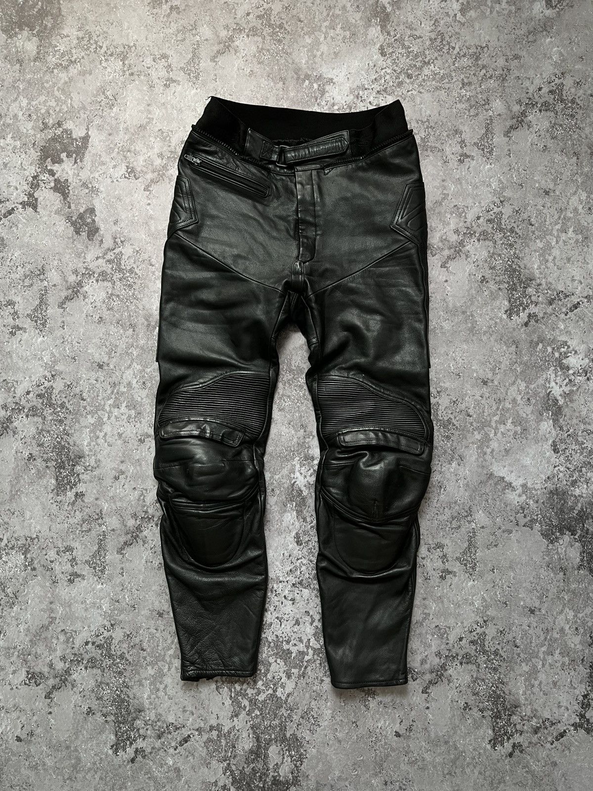 Genuine Leather Vintage Genuine Leather Pants Biker Motorcycle Size US 32 / EU 48 - 1 Thumbnail
