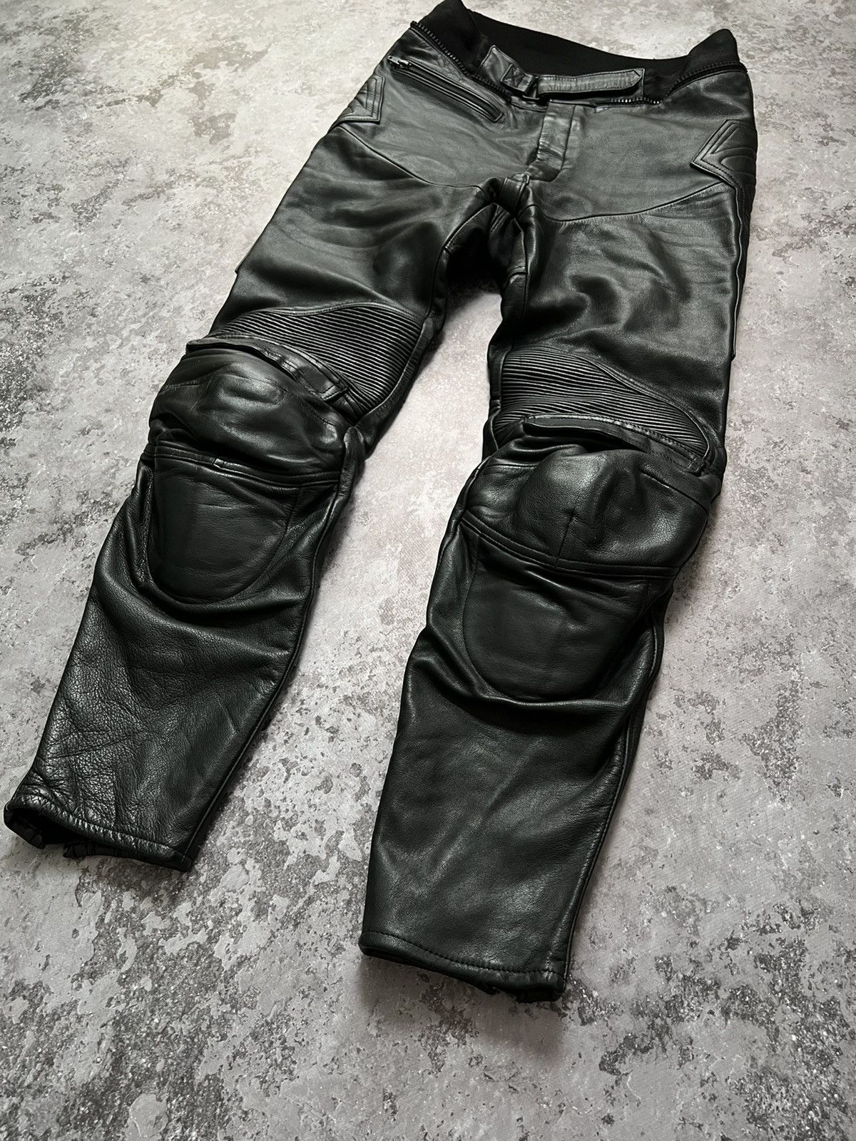 Genuine Leather Vintage Genuine Leather Pants Biker Motorcycle Size US 32 / EU 48 - 3 Thumbnail