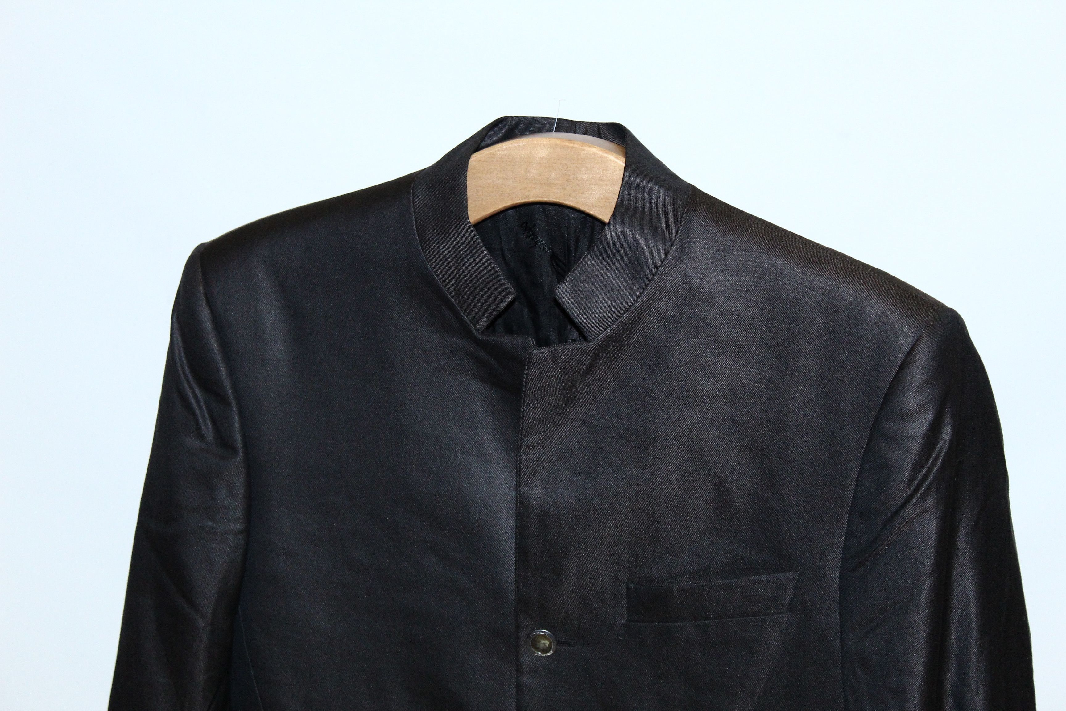 Carlo Pignatelli VTG🔥Archetipo Couture Satin Silk Wool Trench Coat Size US L / EU 52-54 / 3 - 6 Thumbnail