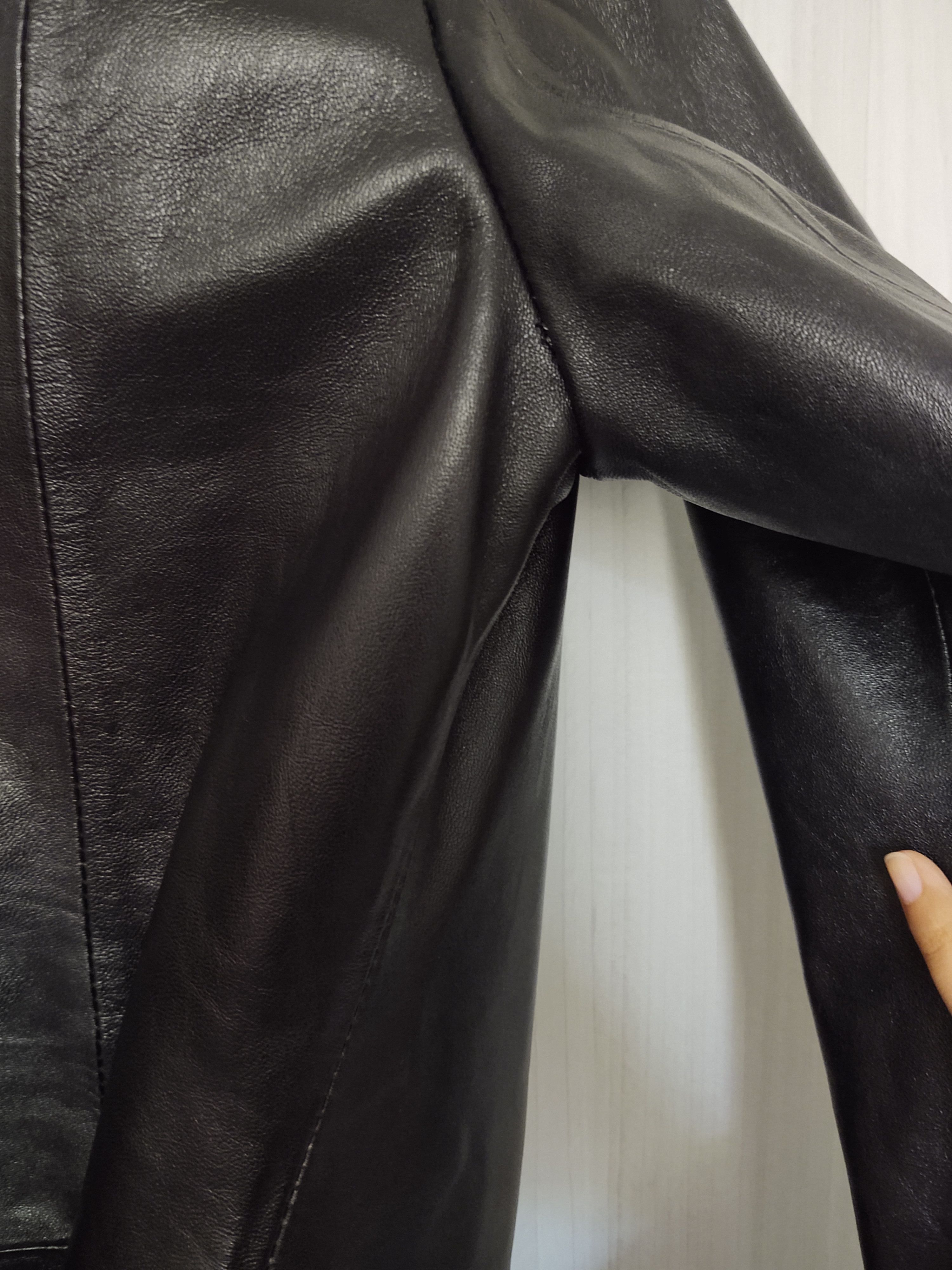 Other Black genuine leather Coat Emilio Franni sz M - NEW! Size M / US 6-8 / IT 42-44 - 11 Thumbnail